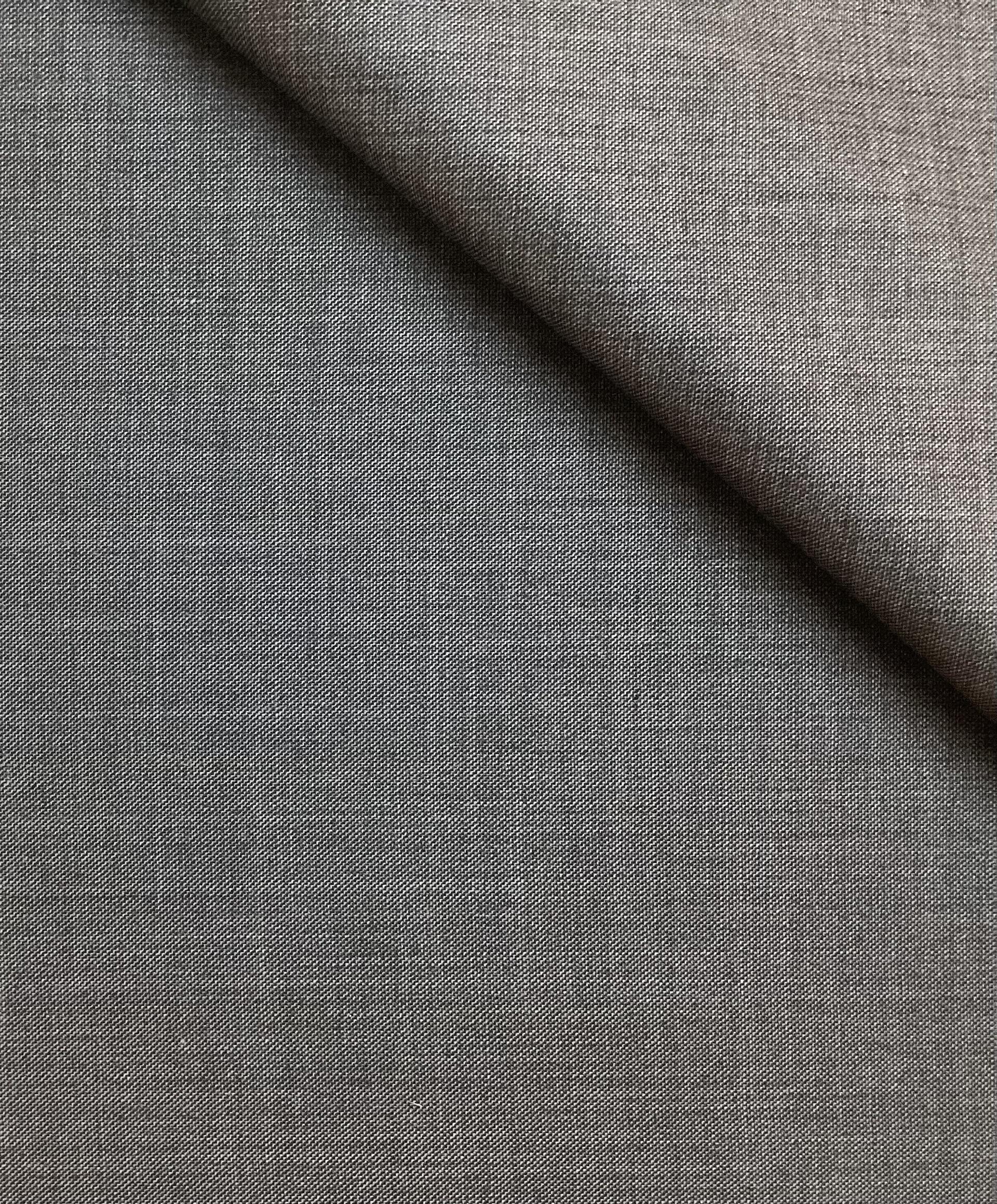 Made In England Super 160s Wool Suiting in Charcoal