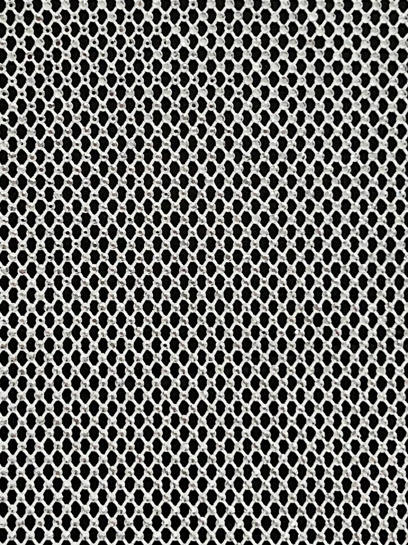 Made in Spain Micro Crystal Mesh in Silver