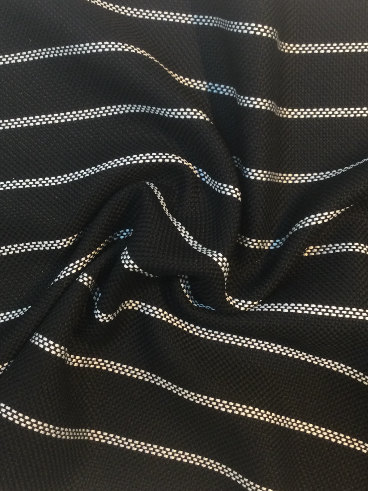 Cotton Basketwave Stripe