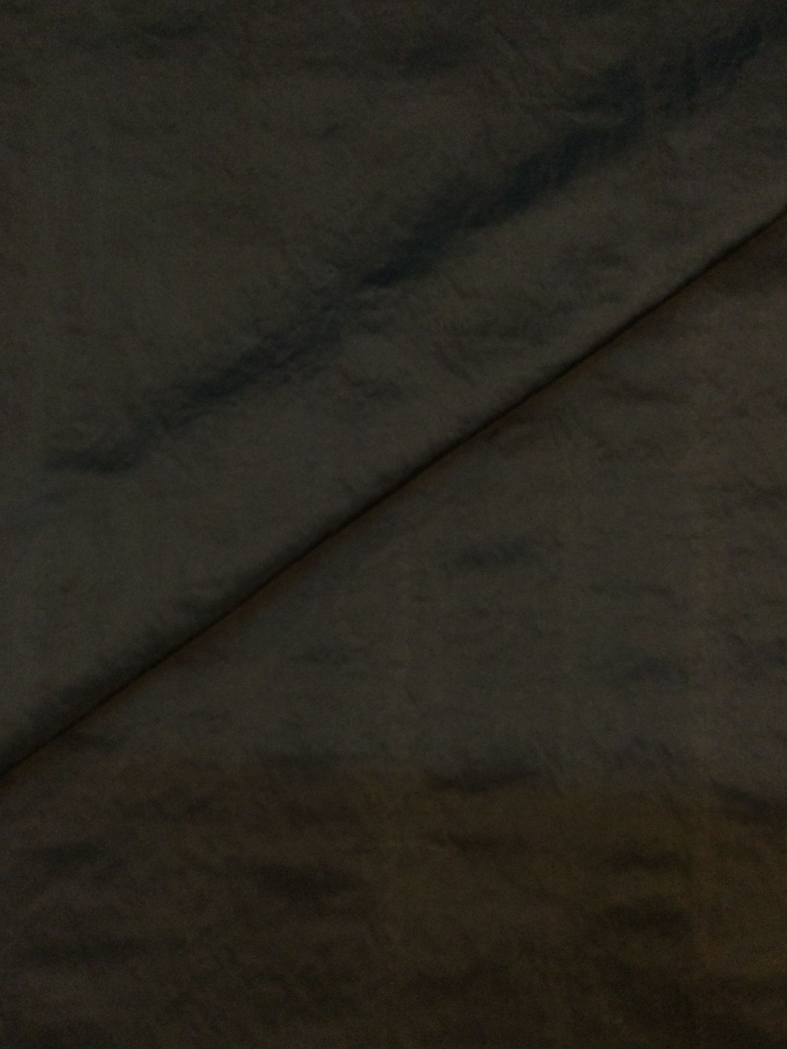 Crinkled Nylon in Black