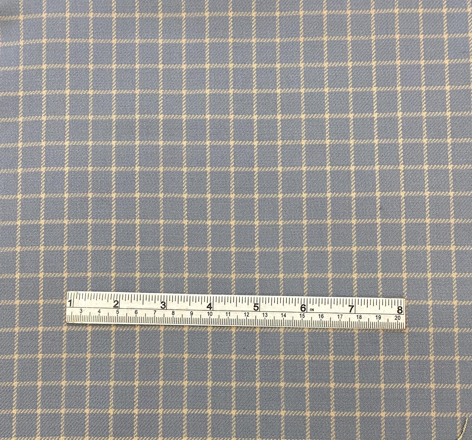 Made in Italy 100% Wool Windowpane