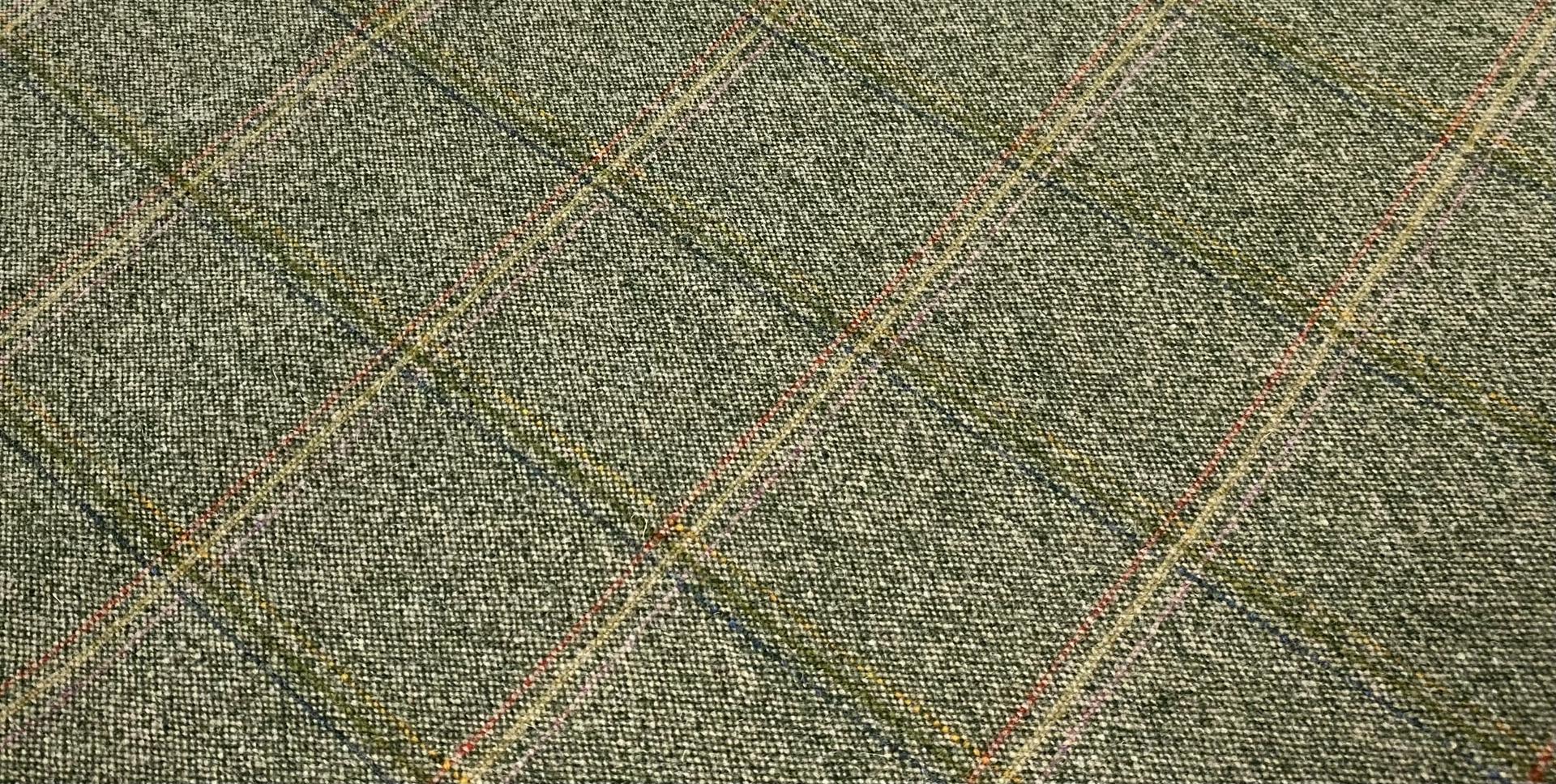 Made in Austria 82% Wool 18% Nylon Plaid