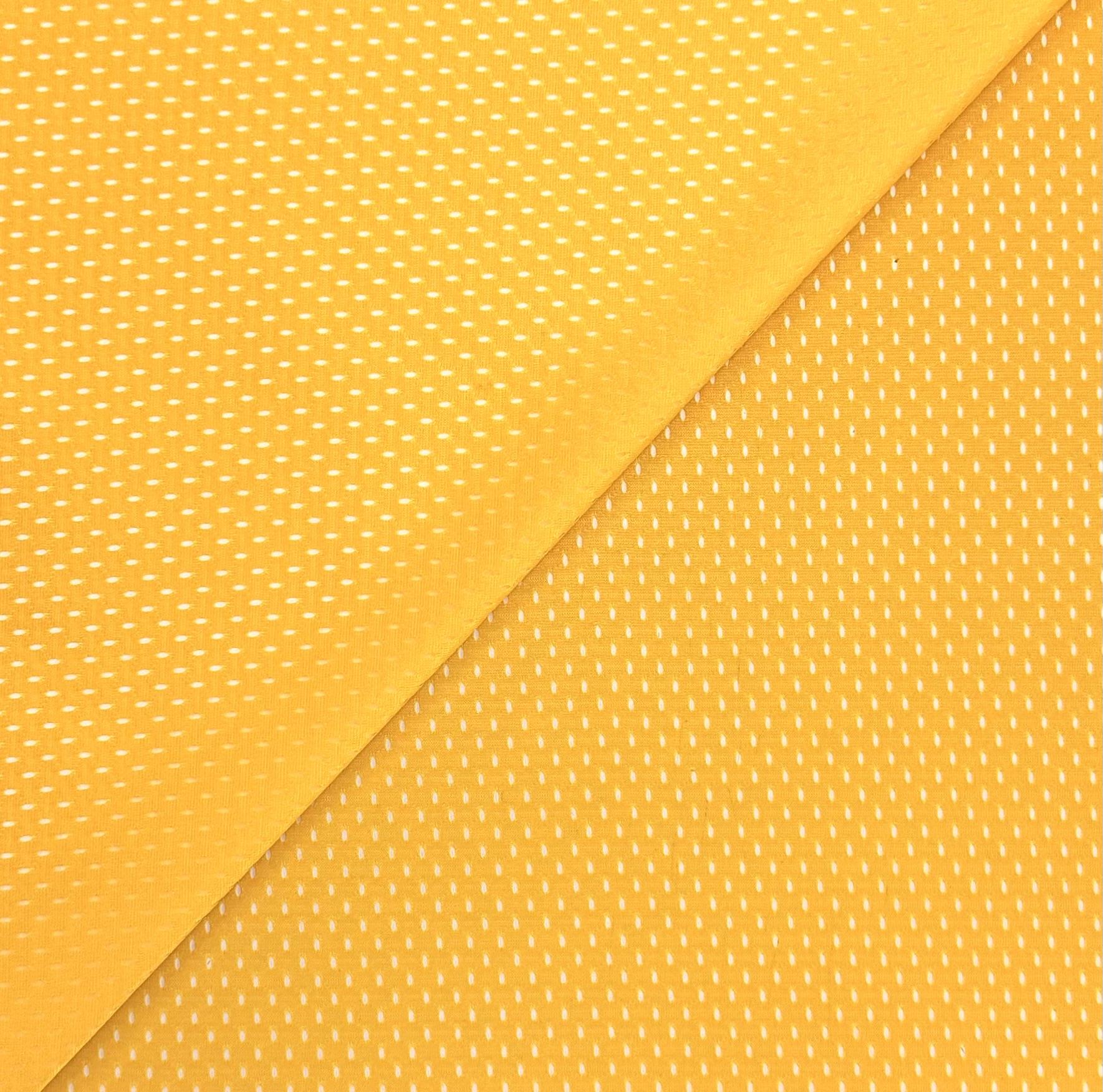 Polyester Athletic Mesh in Yellow