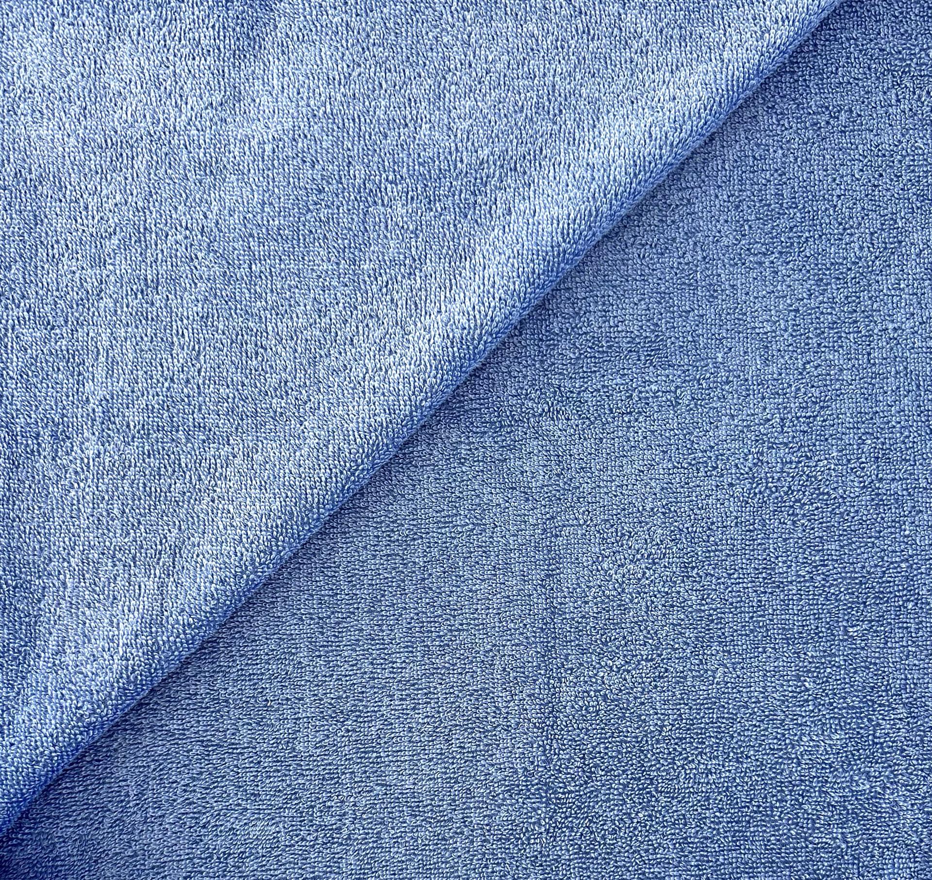 Imported Cotton Doubleface Terry in Cornflower