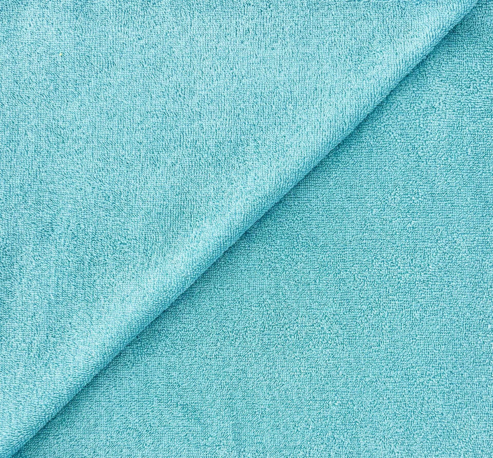 Imported Cotton Doubleface Terry in Turquoise