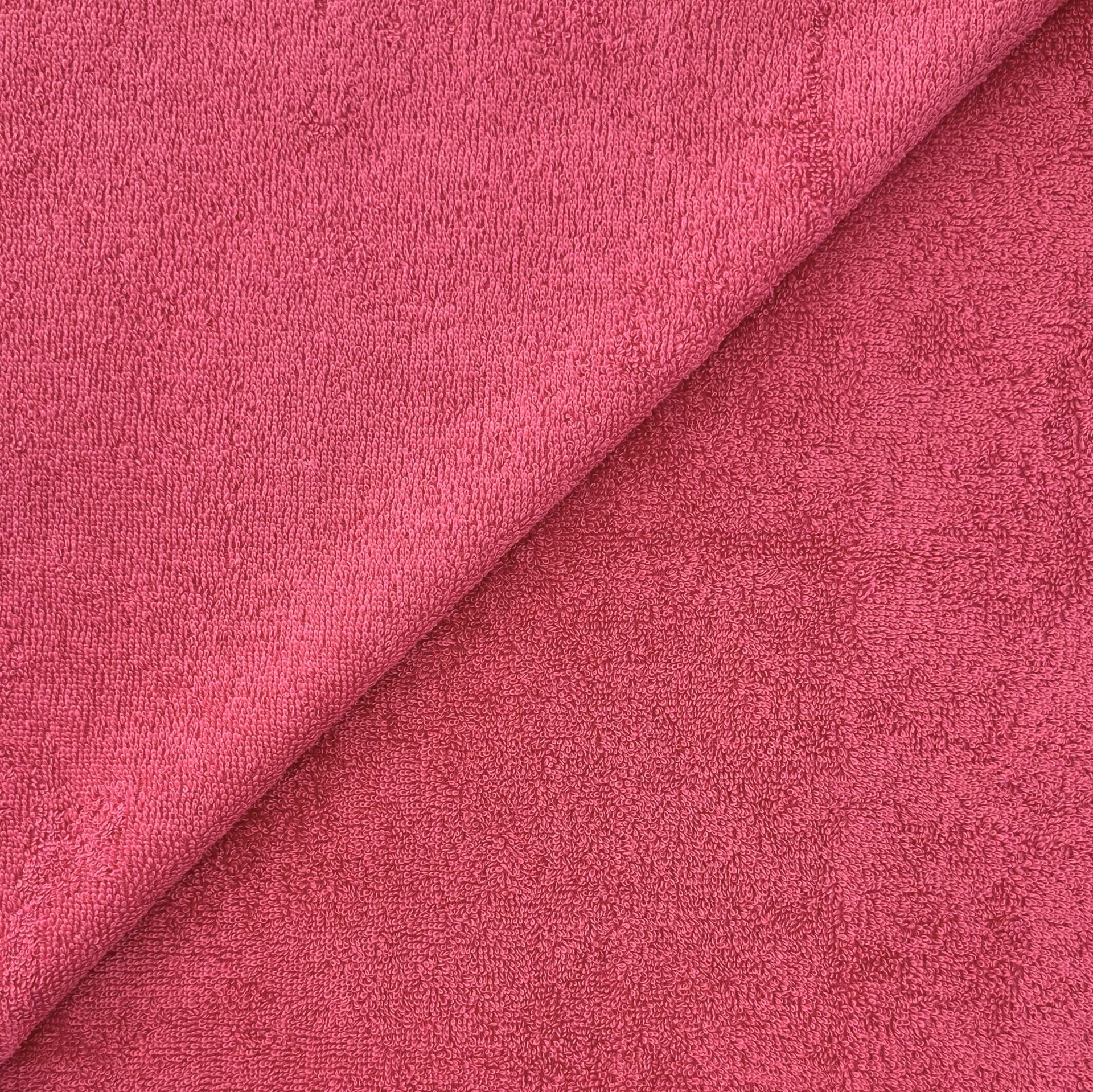 Imported Cotton Doubleface Terry in Fuchsia
