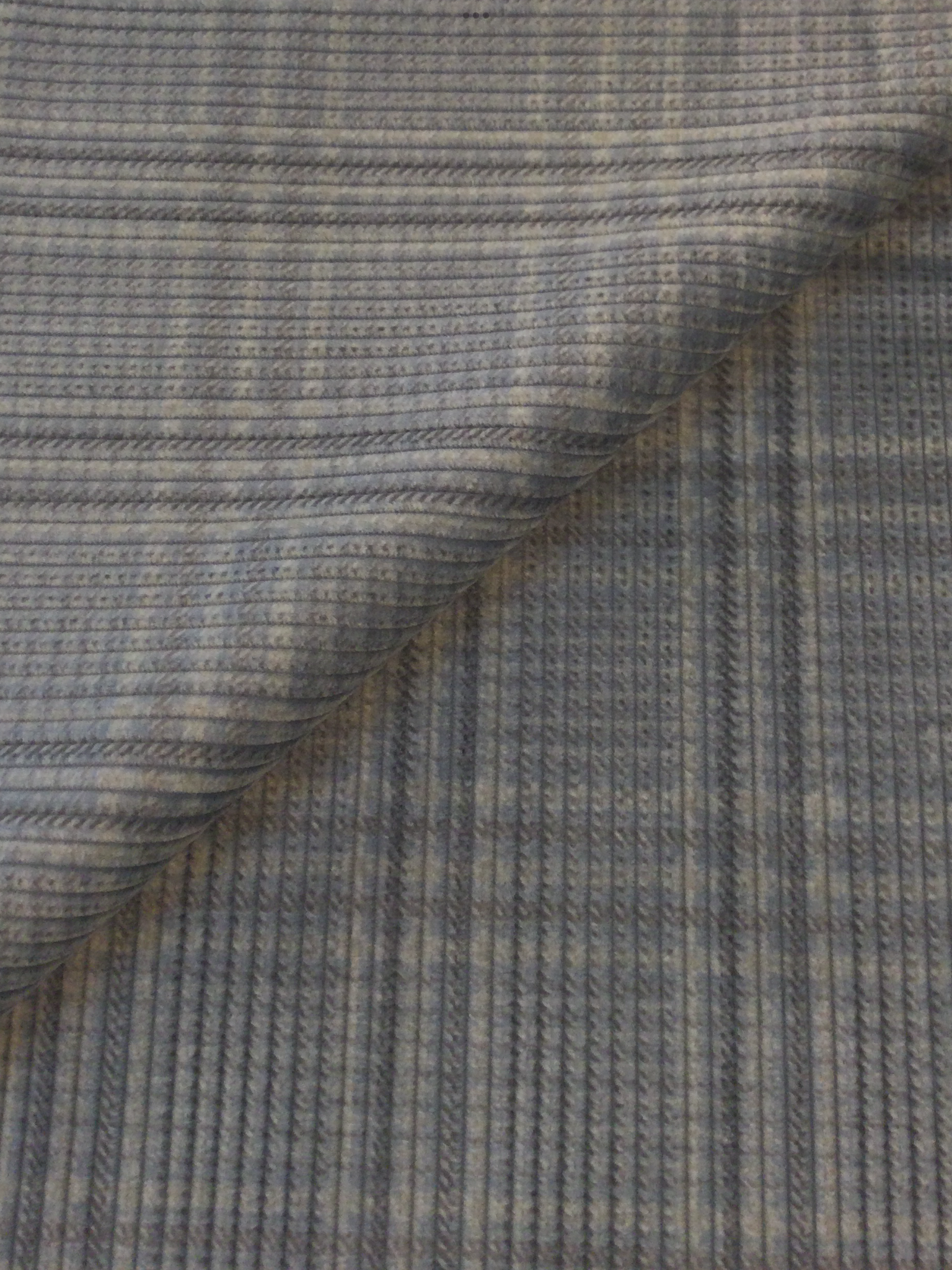 Made in Italy Wide Wale Printed Corduroy 