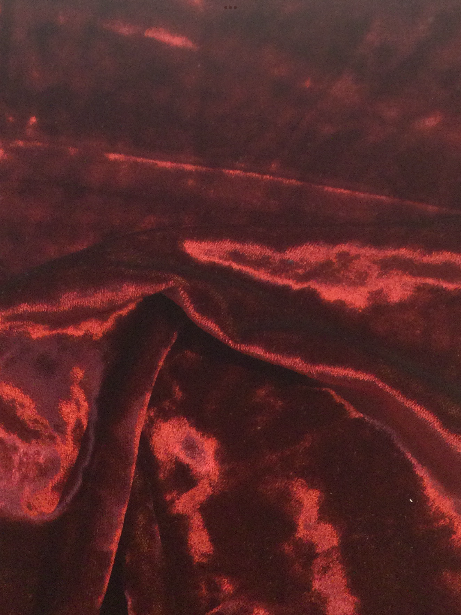 Made in Italy 100% Viscose Velvet in Burgundy 