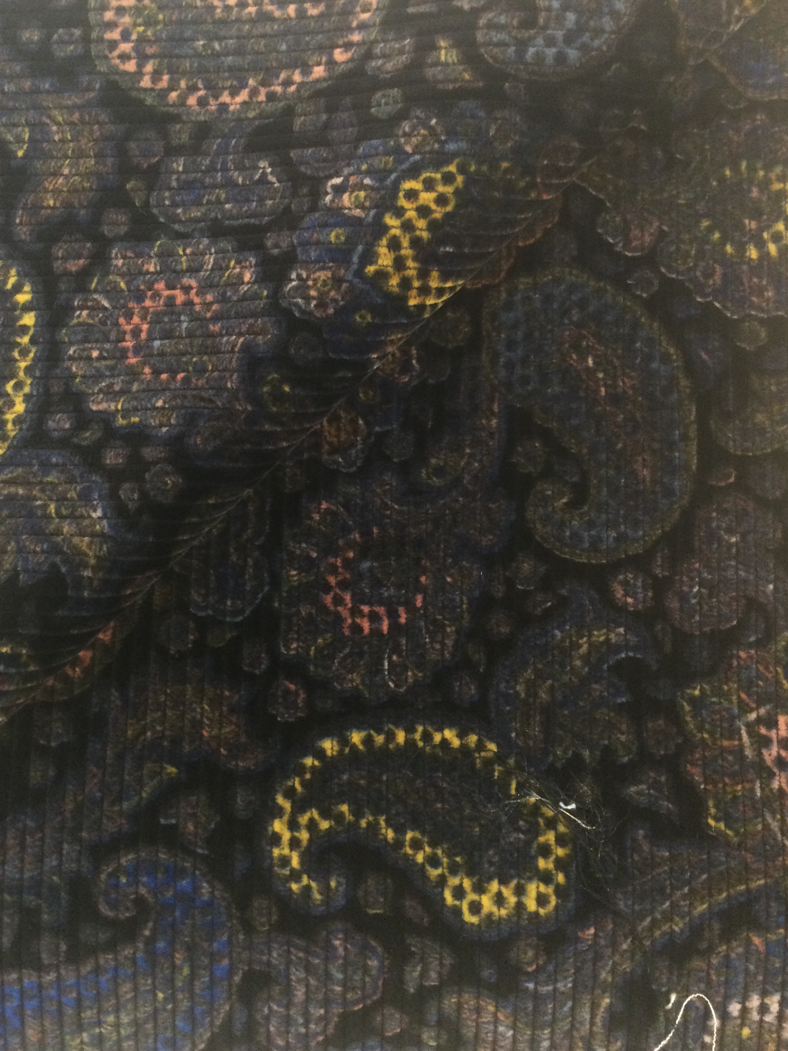 Made in Italy Wide Wale Printed Corduroy 