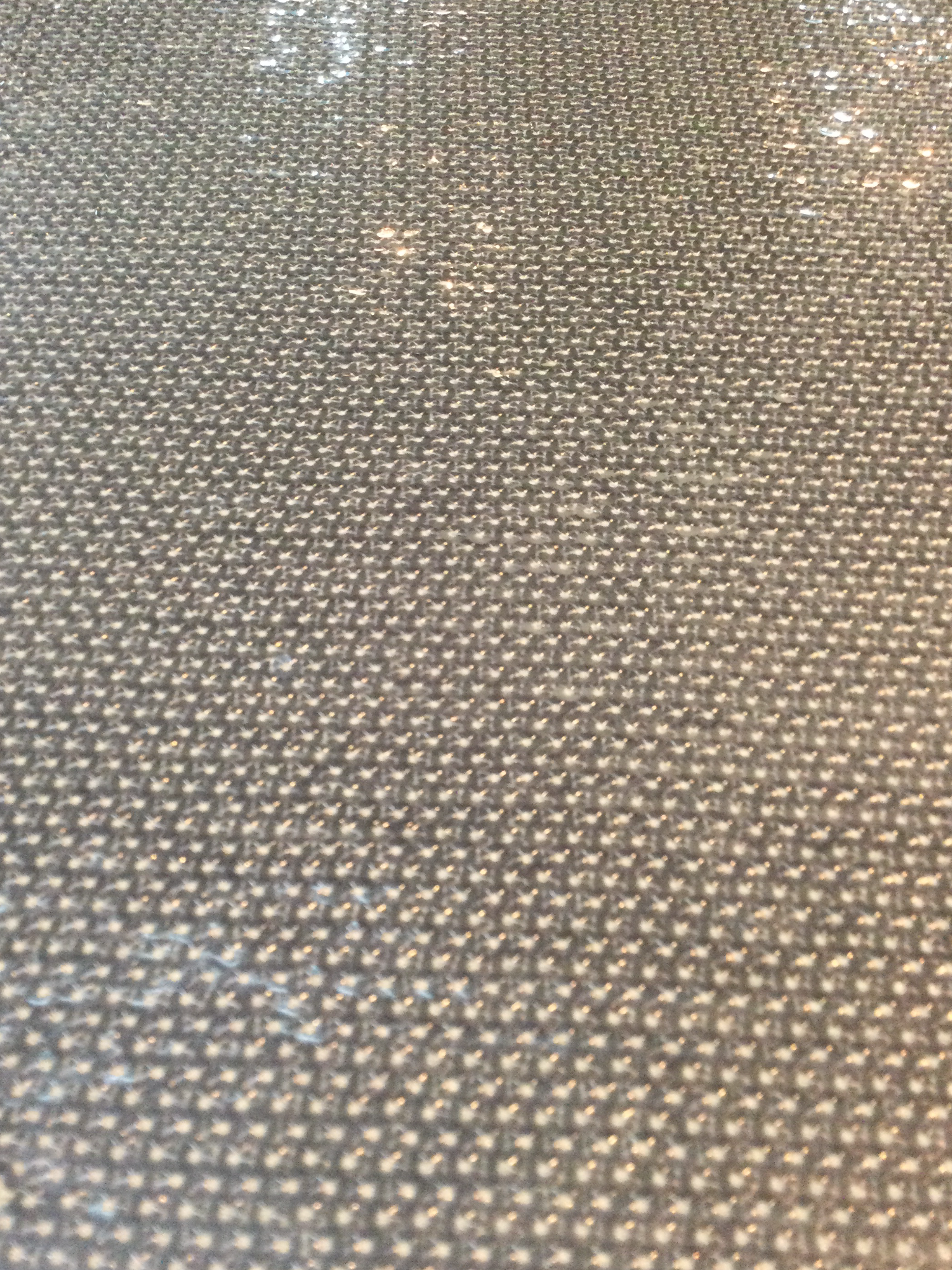 Fish Scale Sequins on Tulle in Charcoal 