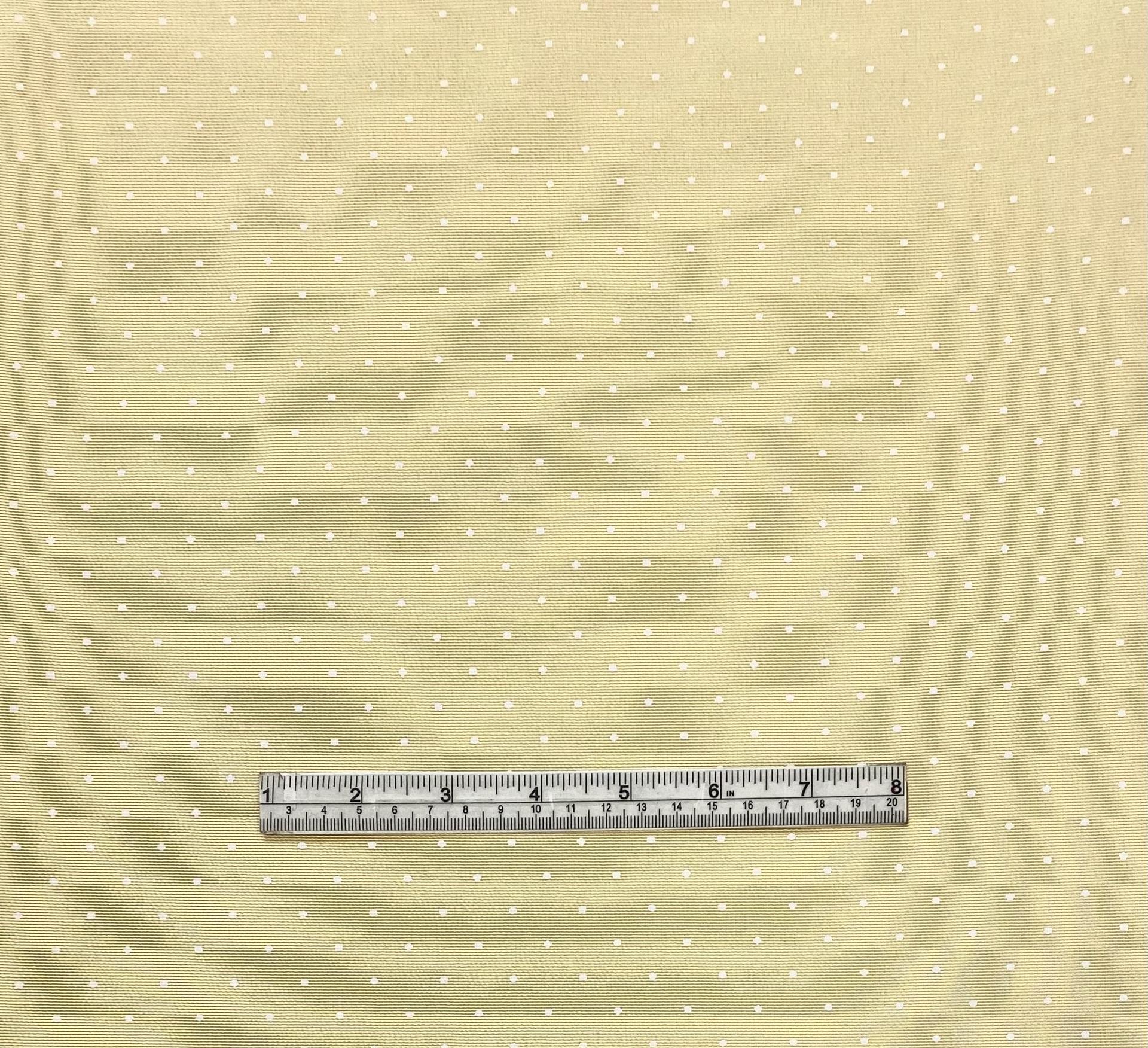 Cotton & Rayon Bangaline in Soft Yellow with White Dots