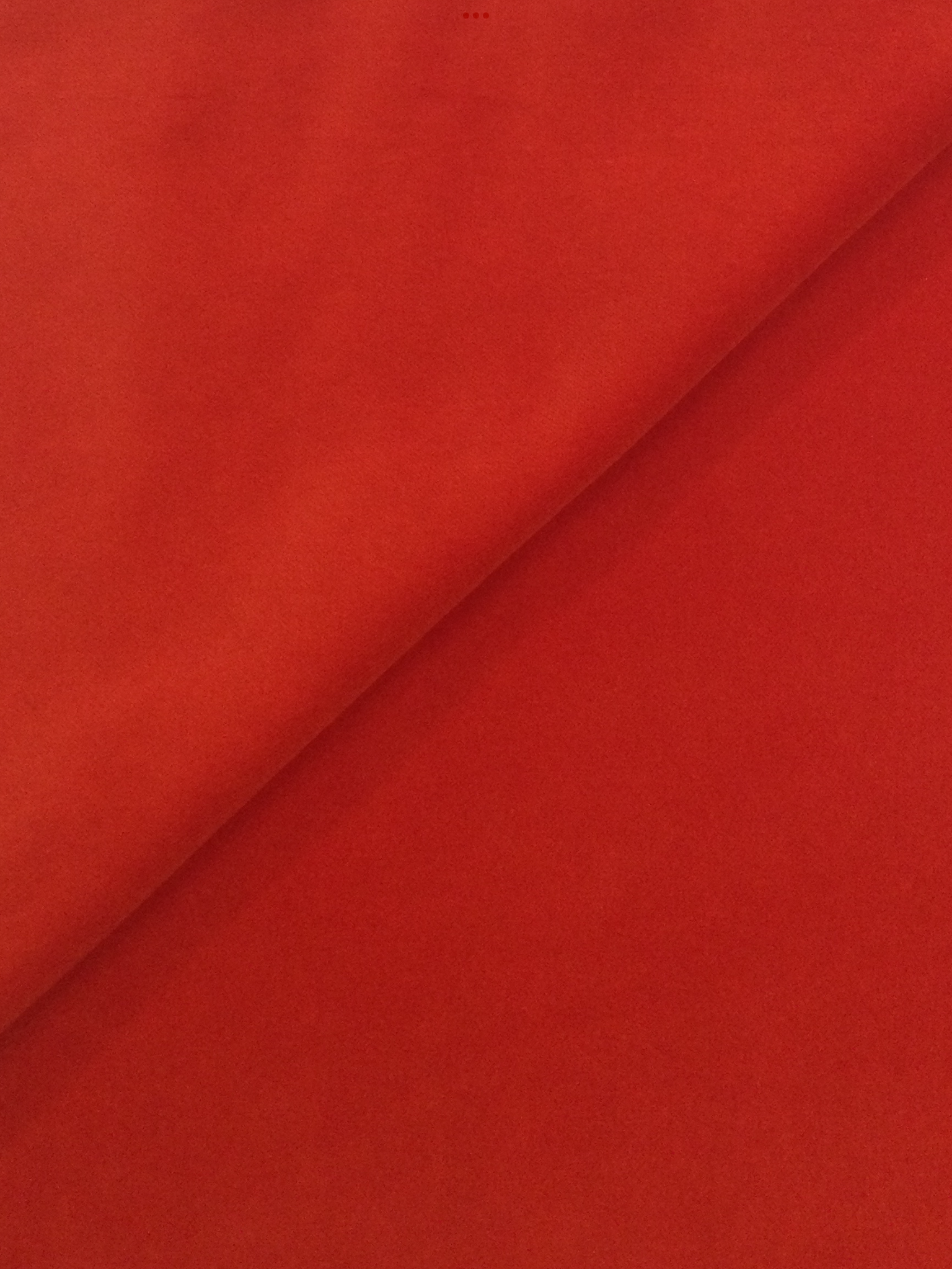 Pure Cotton Velvet in Tangerine