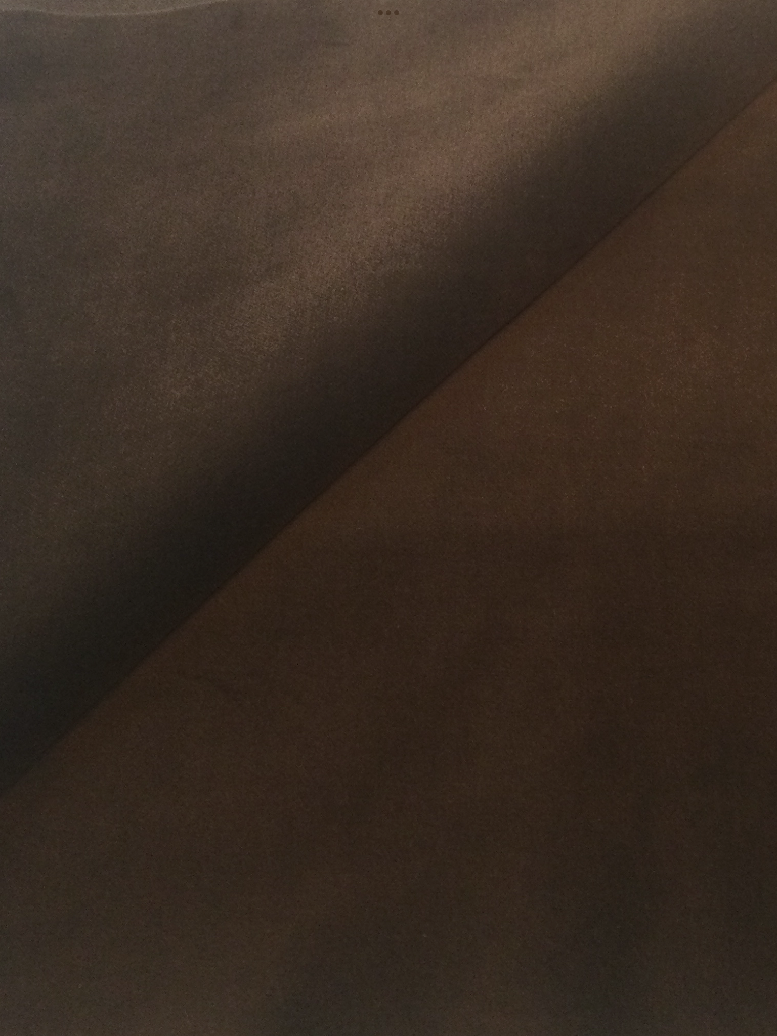 Pure Cotton Velvet in Sable