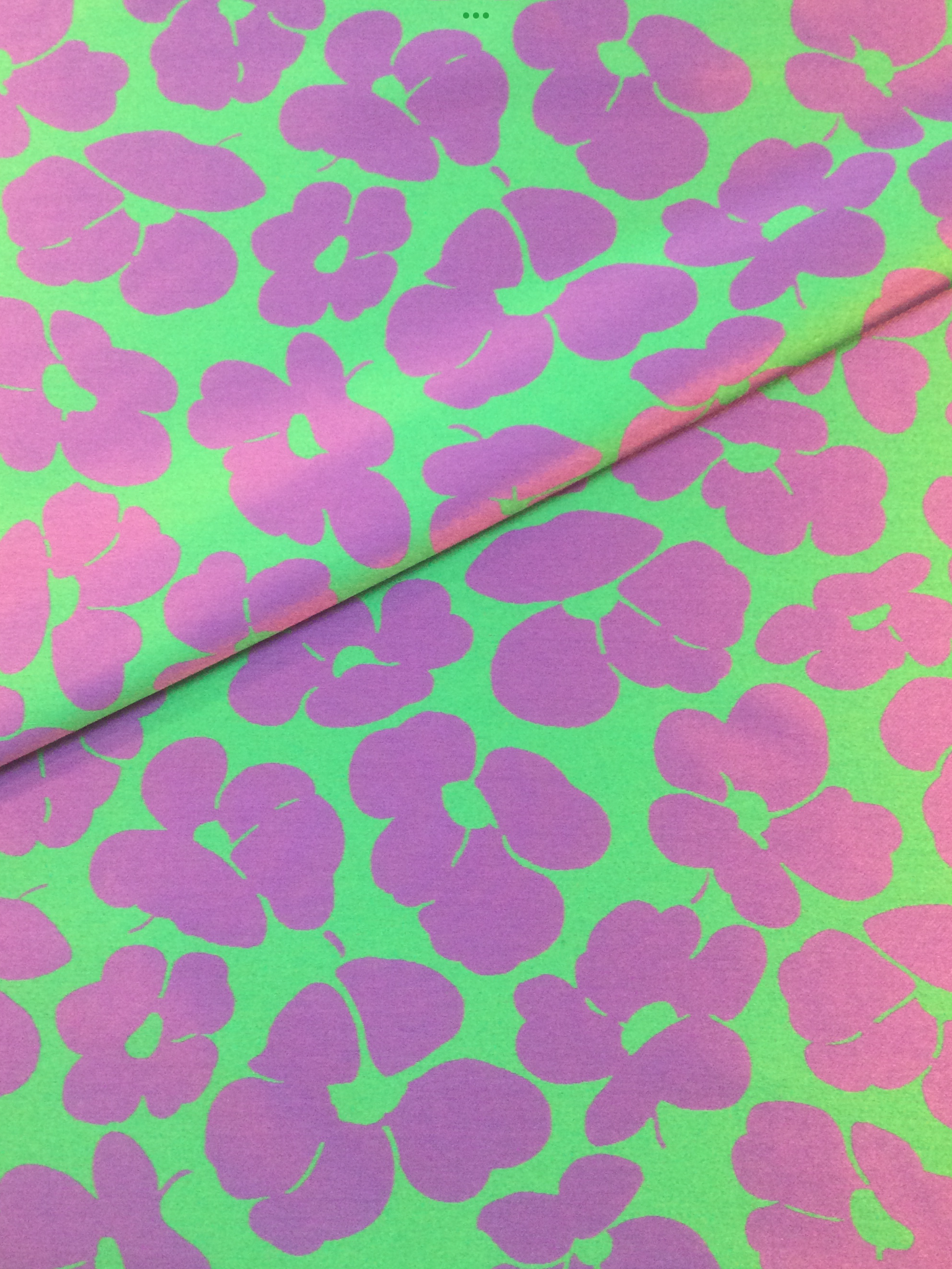 Jacquard Brocade in Green and Purple