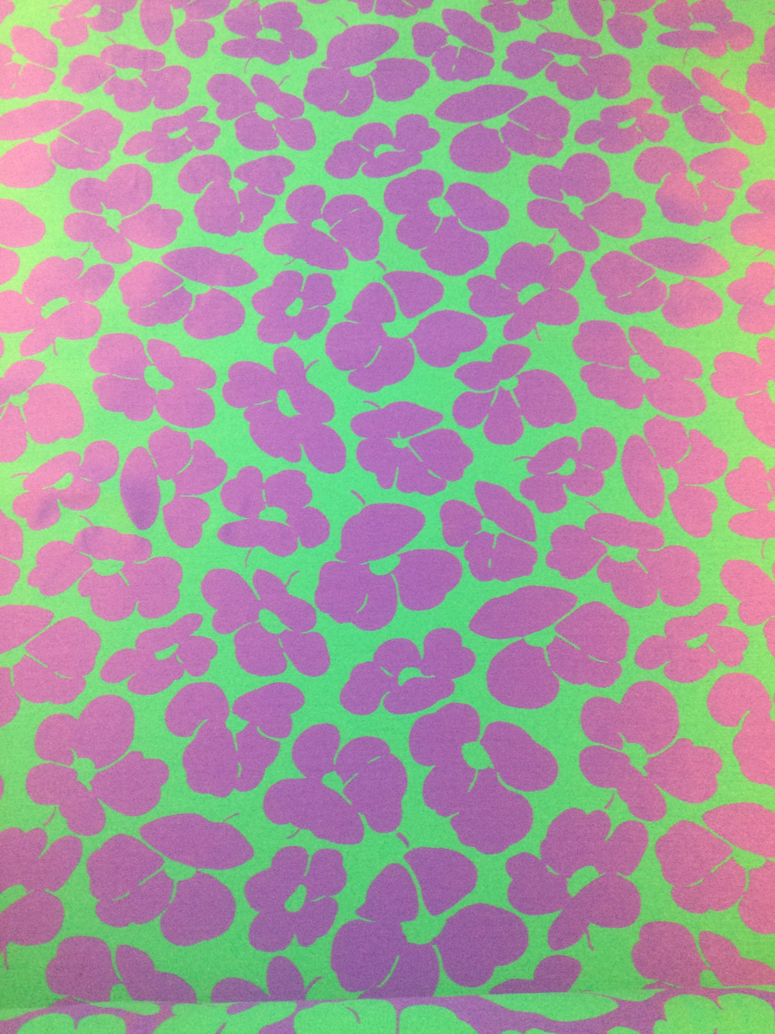 Jacquard Brocade in Green and Purple