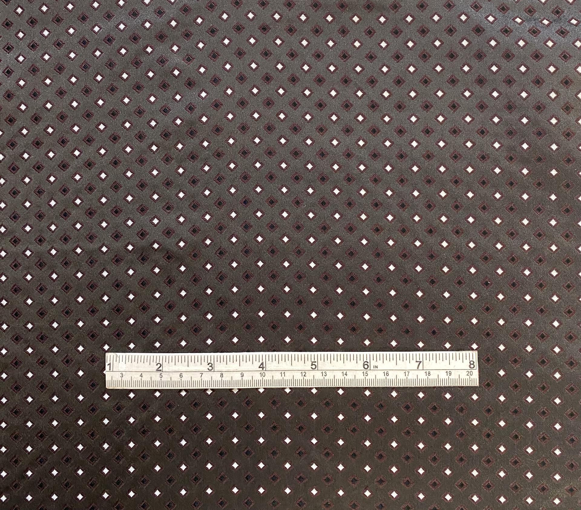 Italian Silk Tie Brocade Fabric in Warehouse