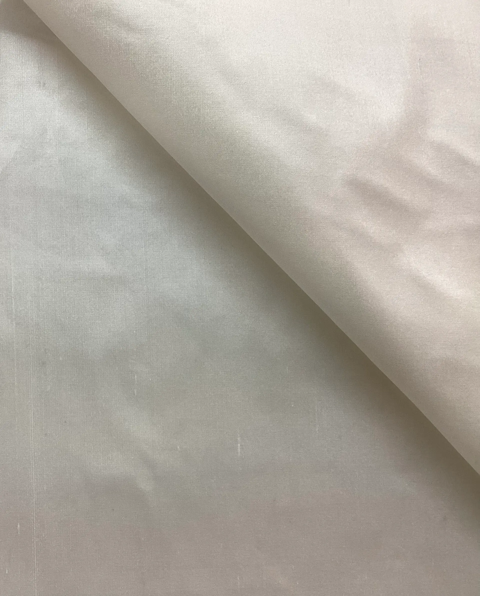 Pure Silk Duppioni in Eggshell 