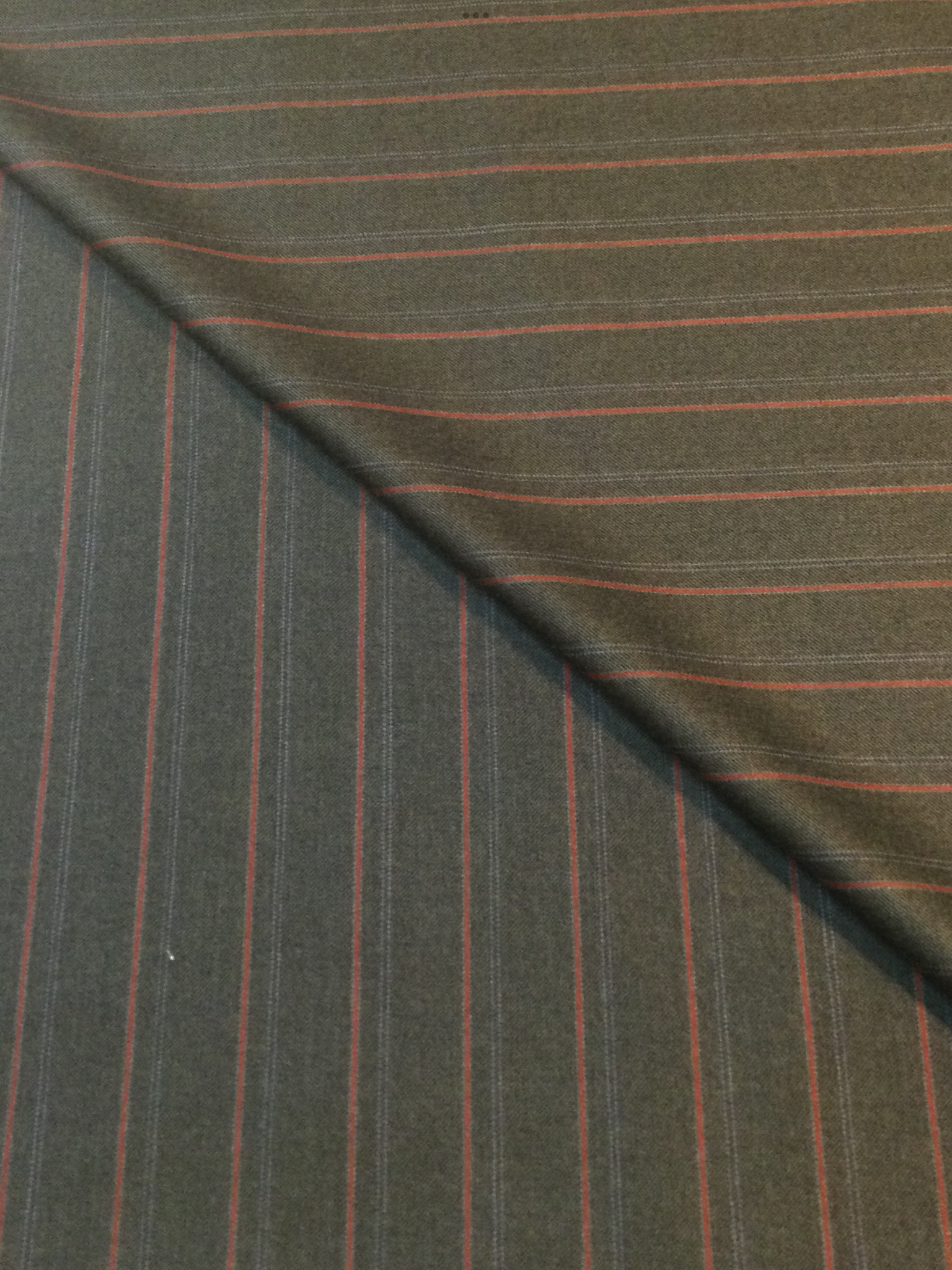 Made in Austria 100% Wool Flannel Stripe