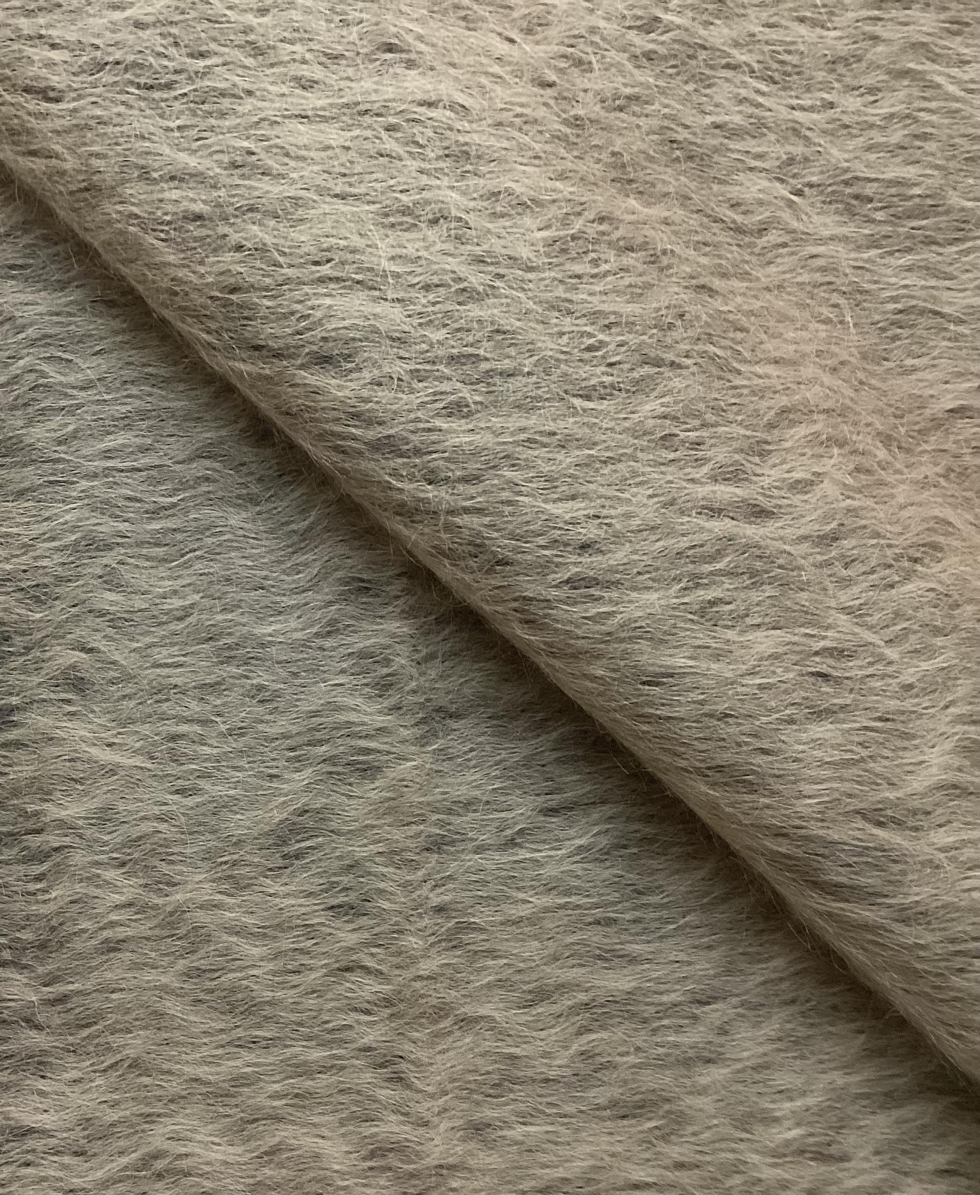 Made In Italy Wool & Mohair Lightweight Coating In Cement