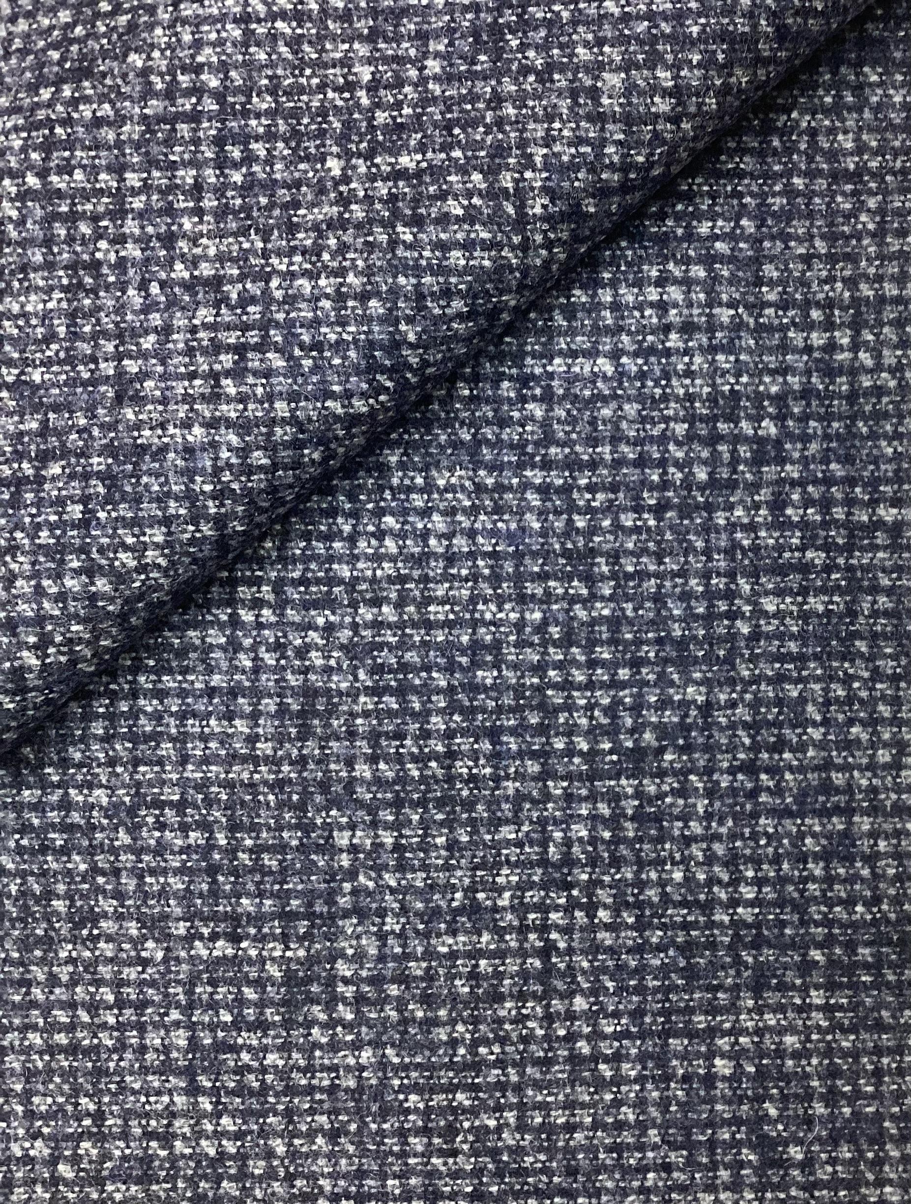 Made in Italy Wool/Alpaca/Nylon In Navy & Light Grey 