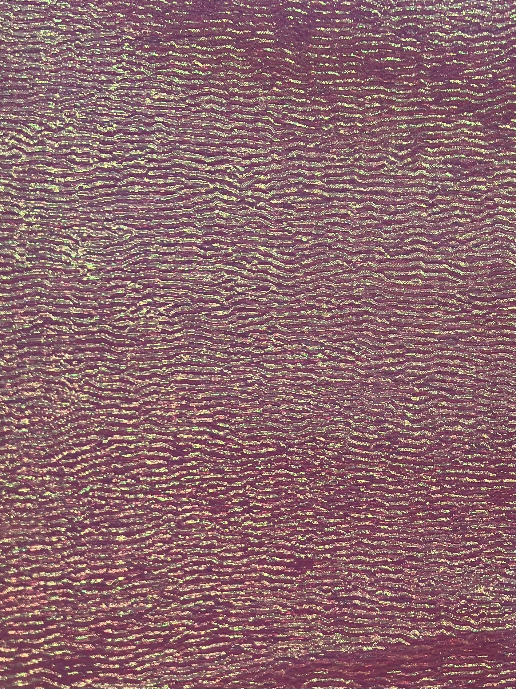 Crinkle Opalescent Organza in Pink