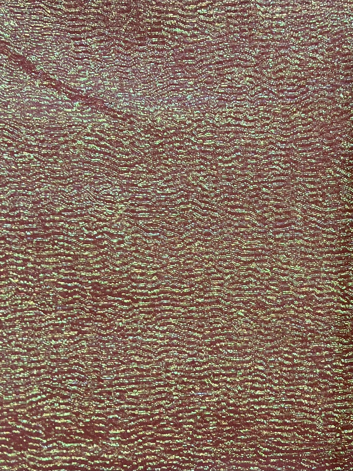 Crinkle Opalescent Organza in Red