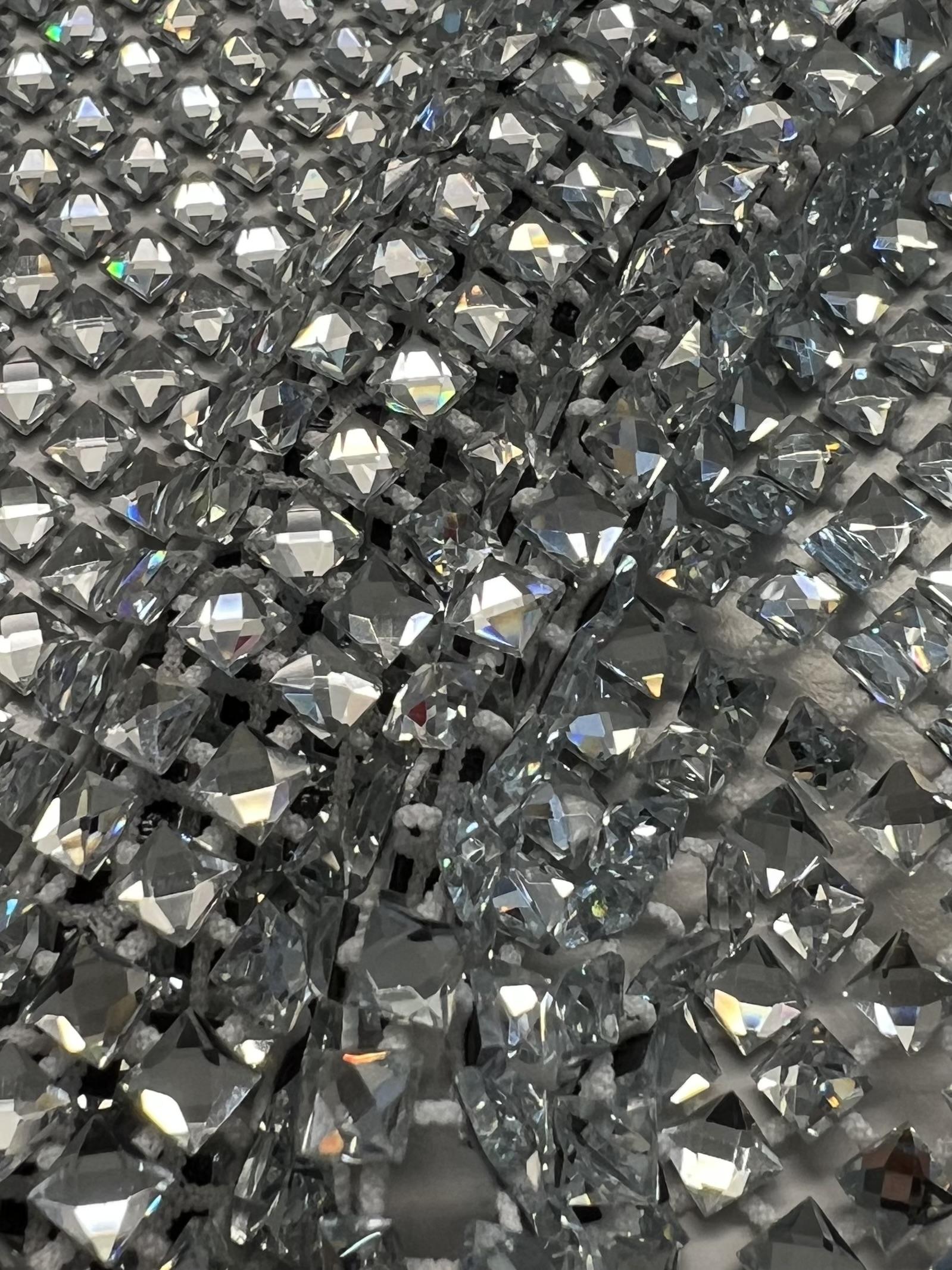 Princess Crystal Mesh in Silver