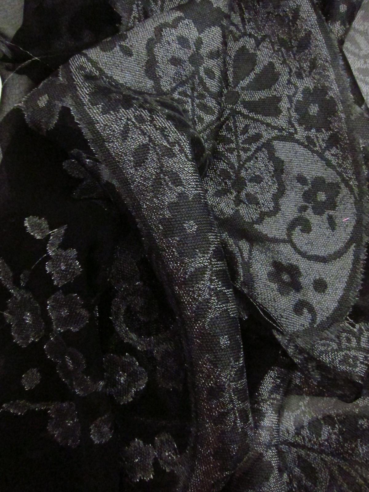 Metallic Burn Out Fil Coupé Chiffon3