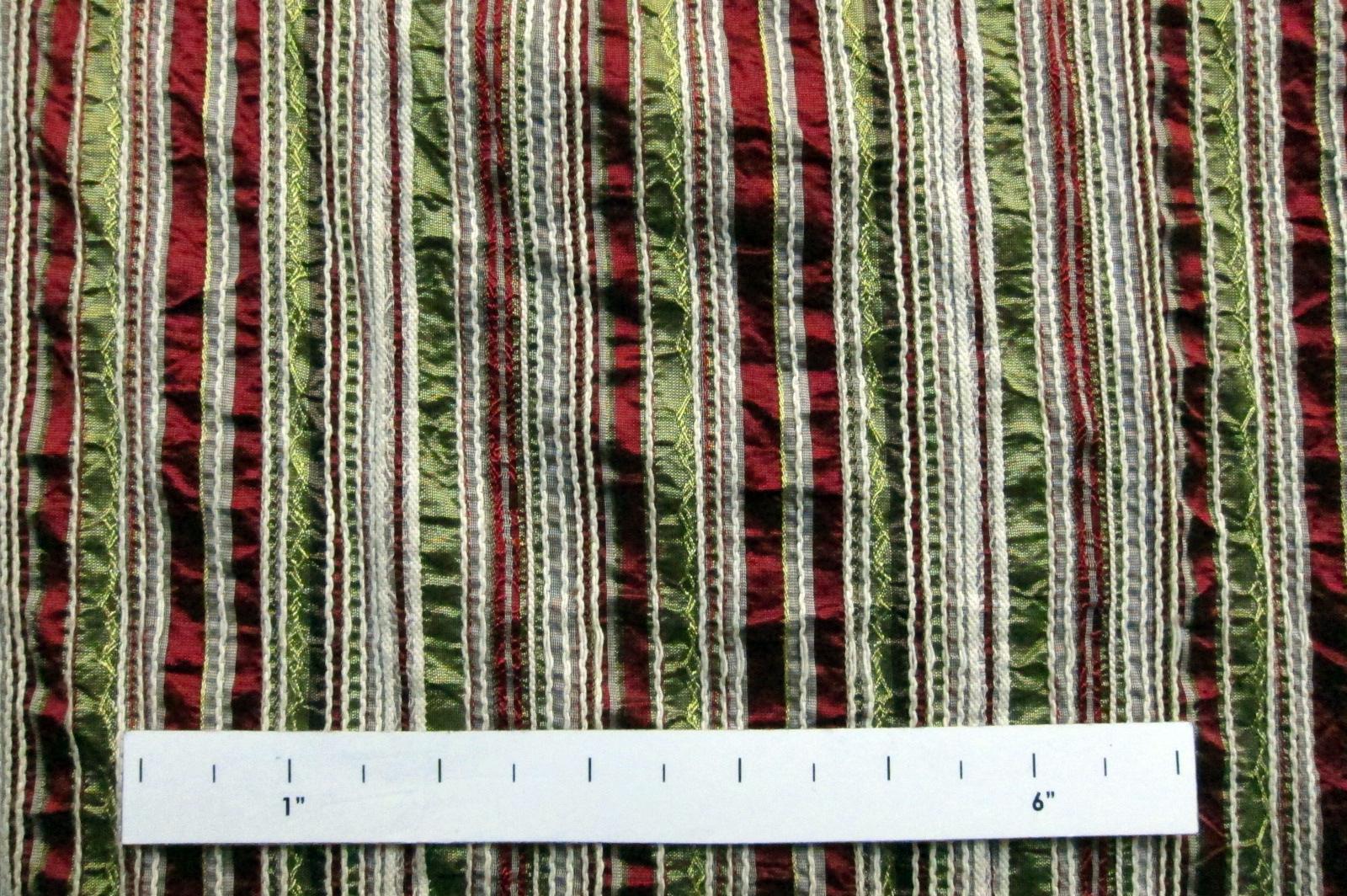 Silk Blend Stripe Organza1