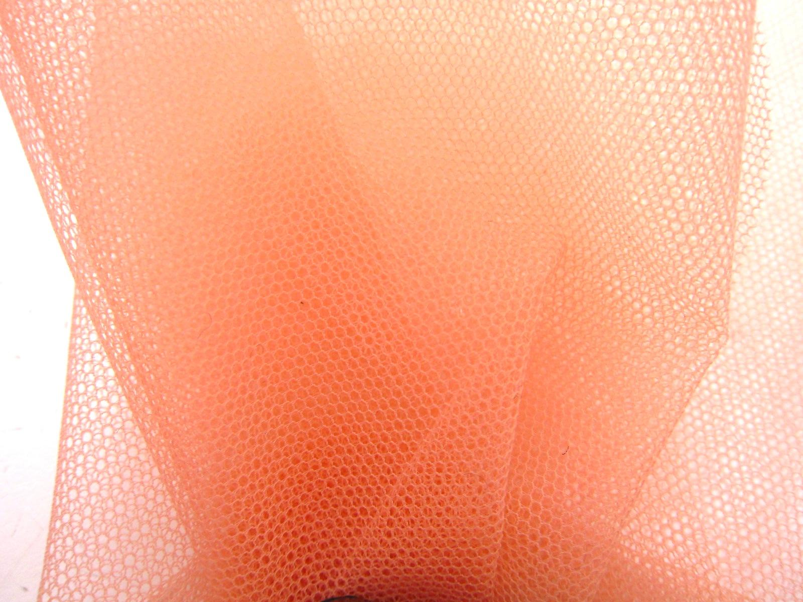 Italian Nylon Tulle in Bisquit