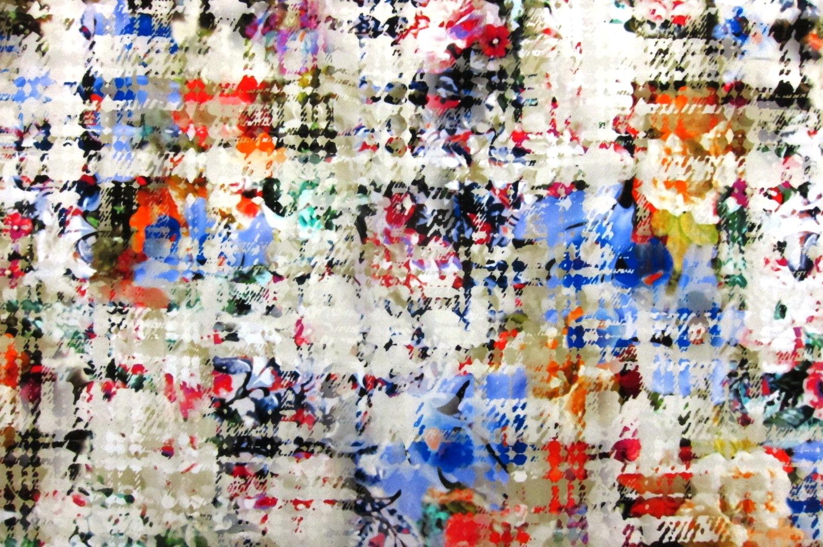 Printed Silk Charmeuse0