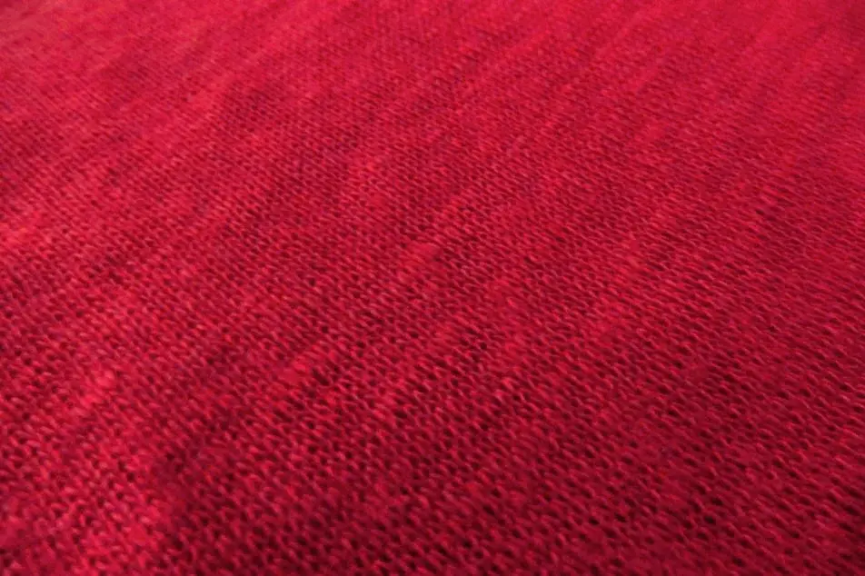 Linen Knit in Red0