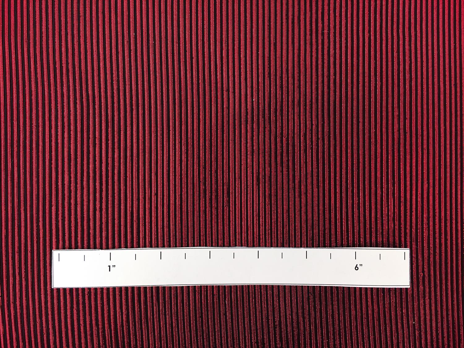 Metallic Ottoman in Red1