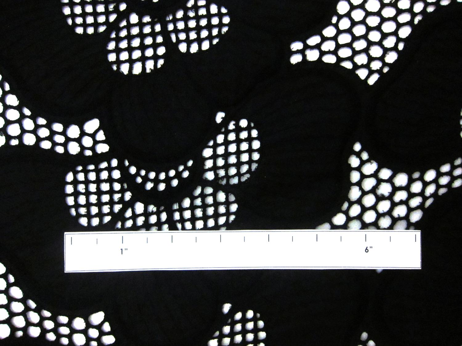 Cotton Eyelet in Black1