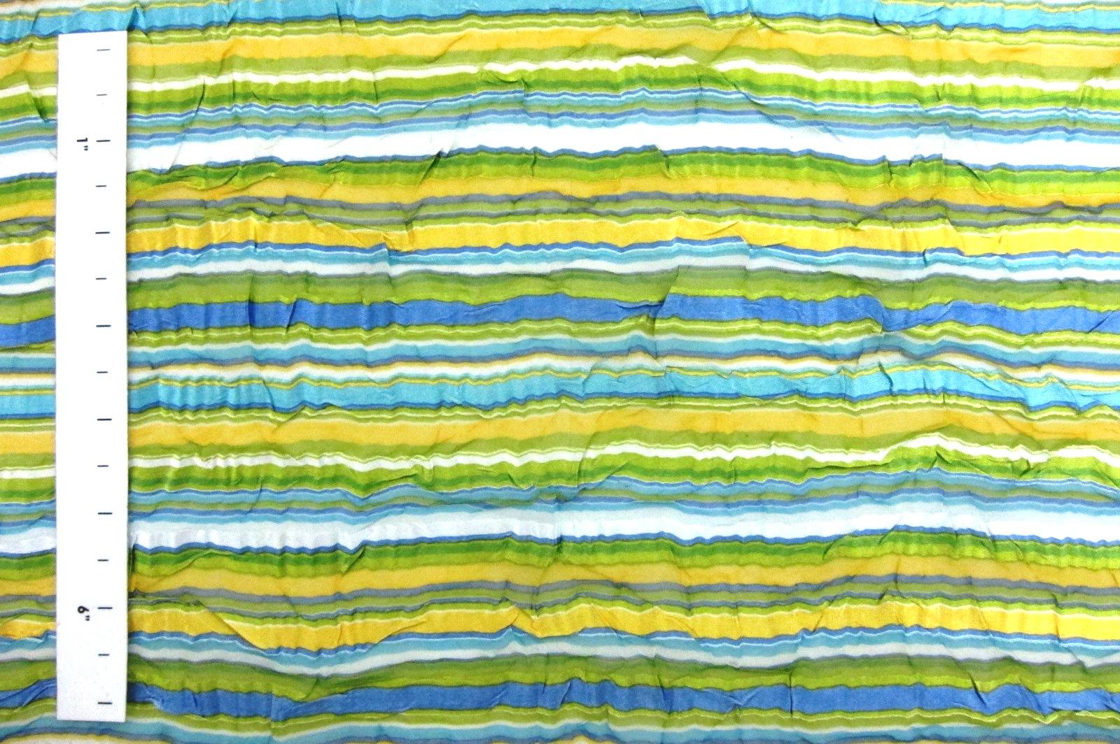 Printed Satin Stripe Chiffon1