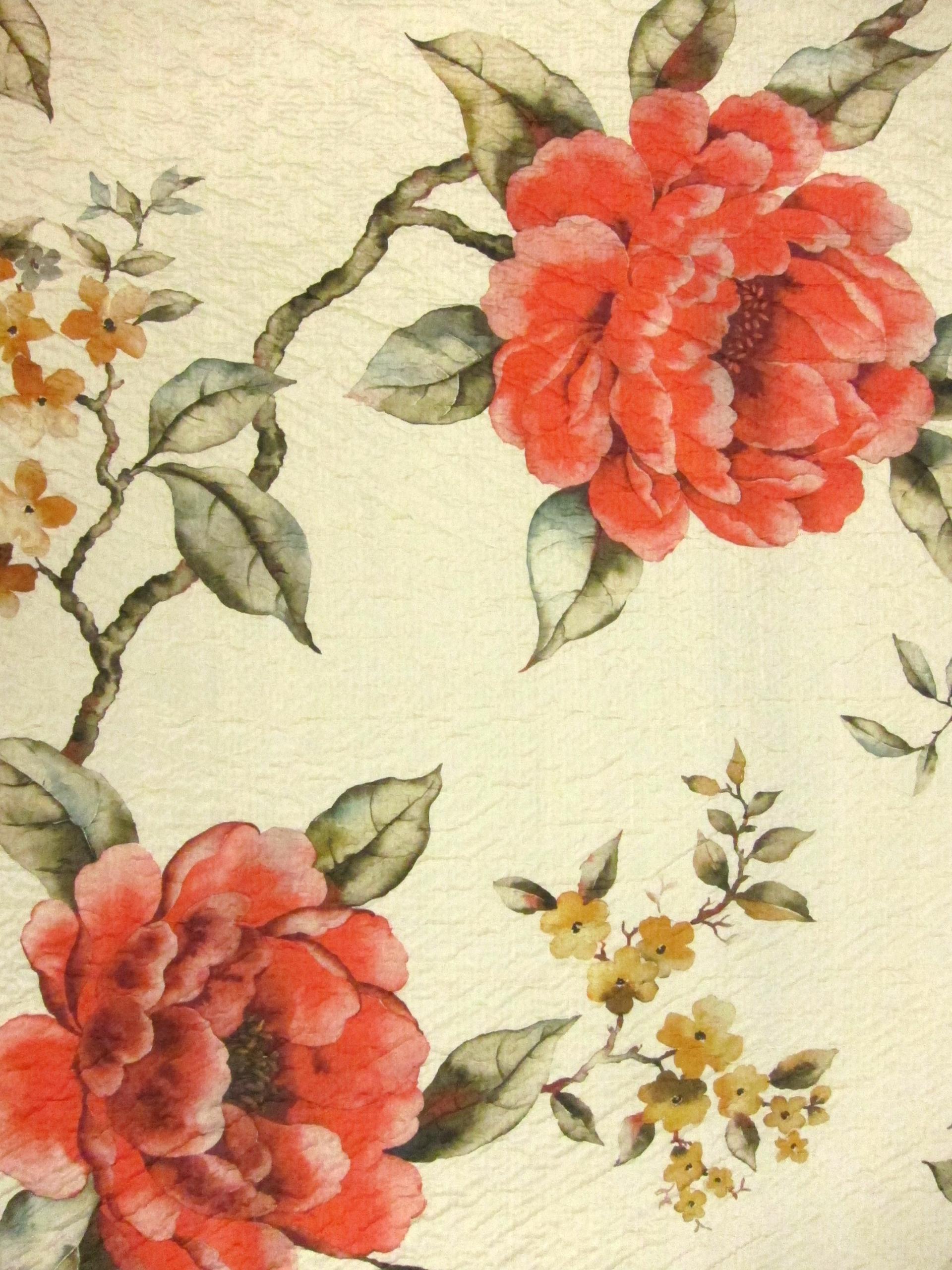 Printed Silk Cloqué0