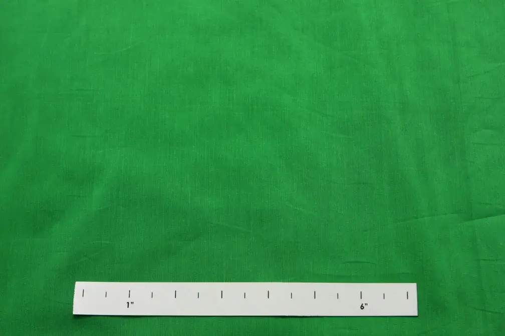 Silk Cotton Voile in Kelly Green1