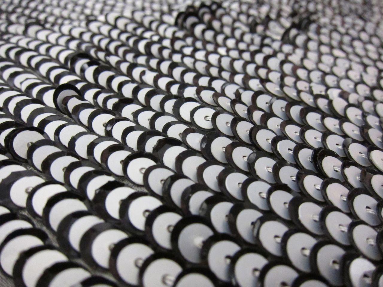 Layered Sequins on Silk Chiffon 2