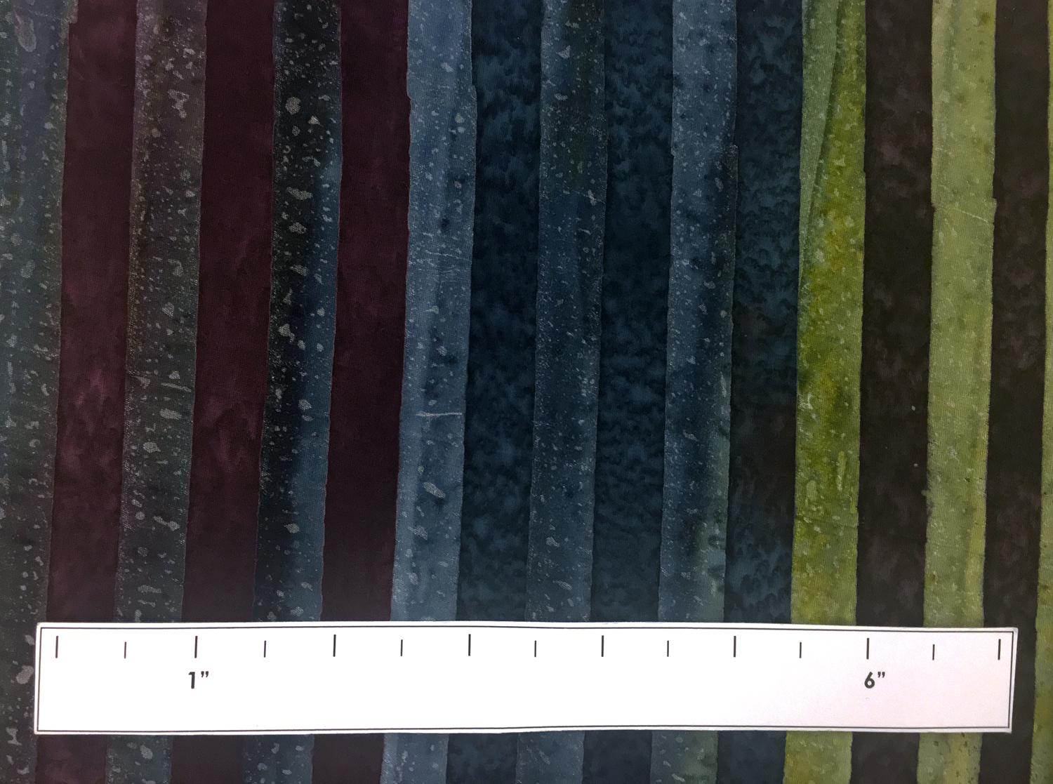 Striped Cotton Batik in Nature2