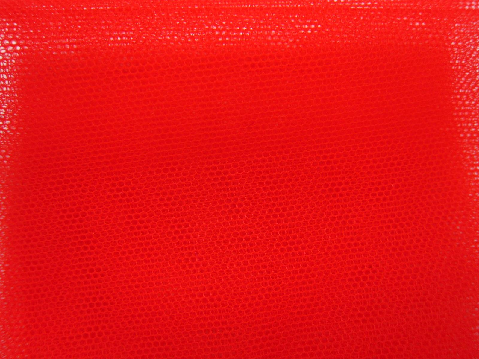 Italian Nylon Tulle in Rosso0