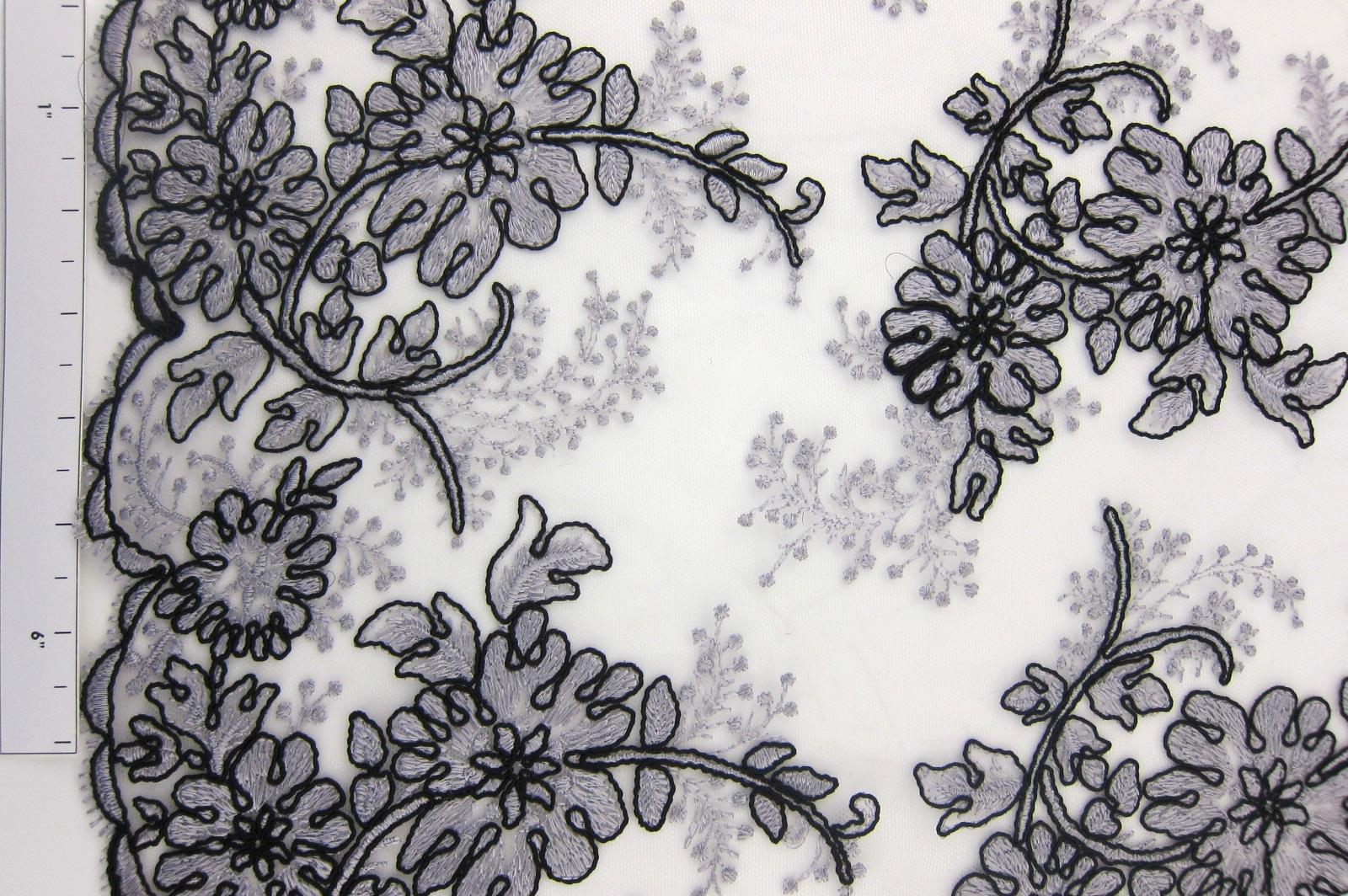 Corded Embroidered Tulle1