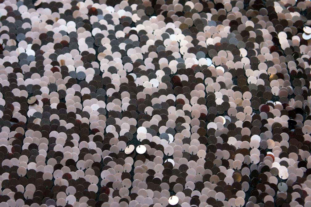PAILLETTES ON CHIFFON