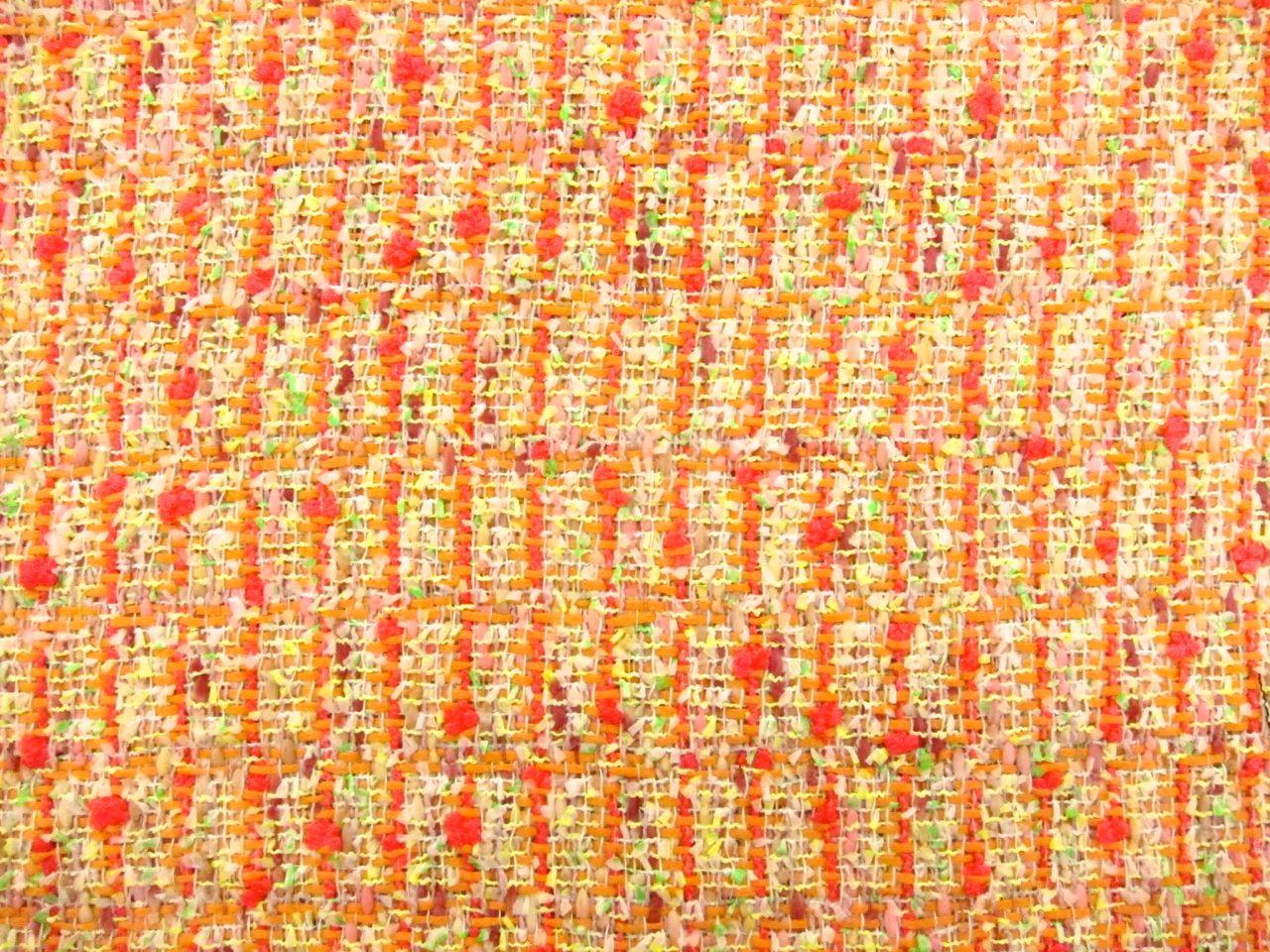 Cotton Nylon Poly Blend Tweed0