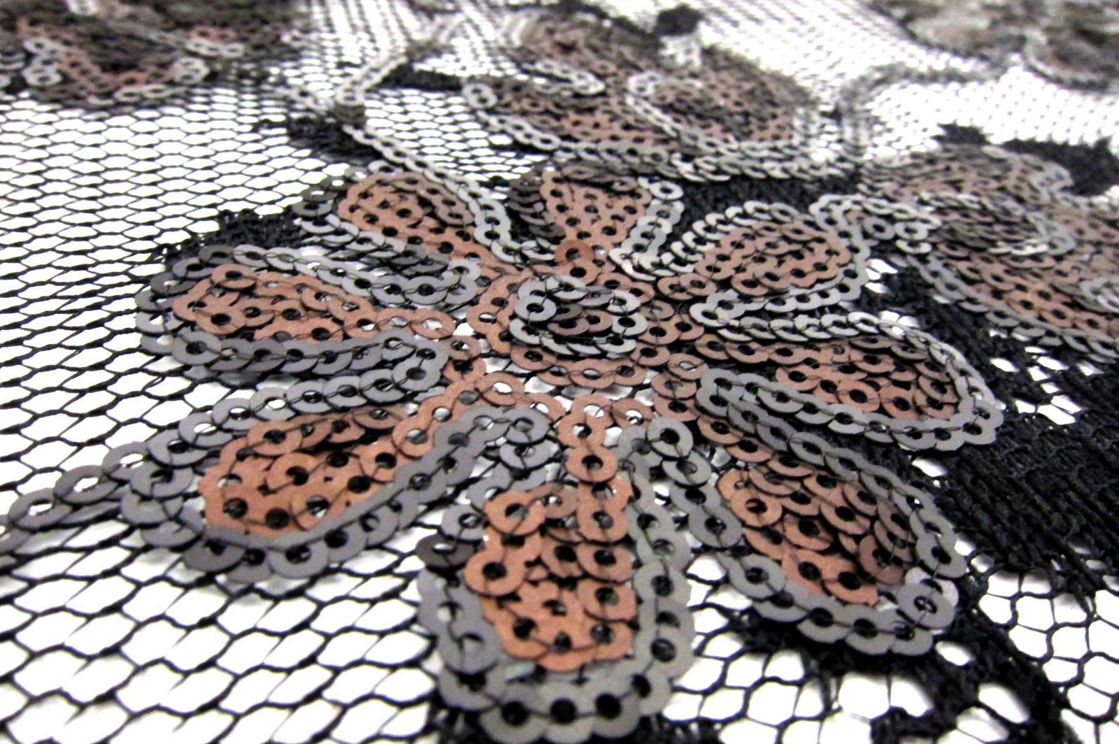 Sequins on Embroidered Tulle2