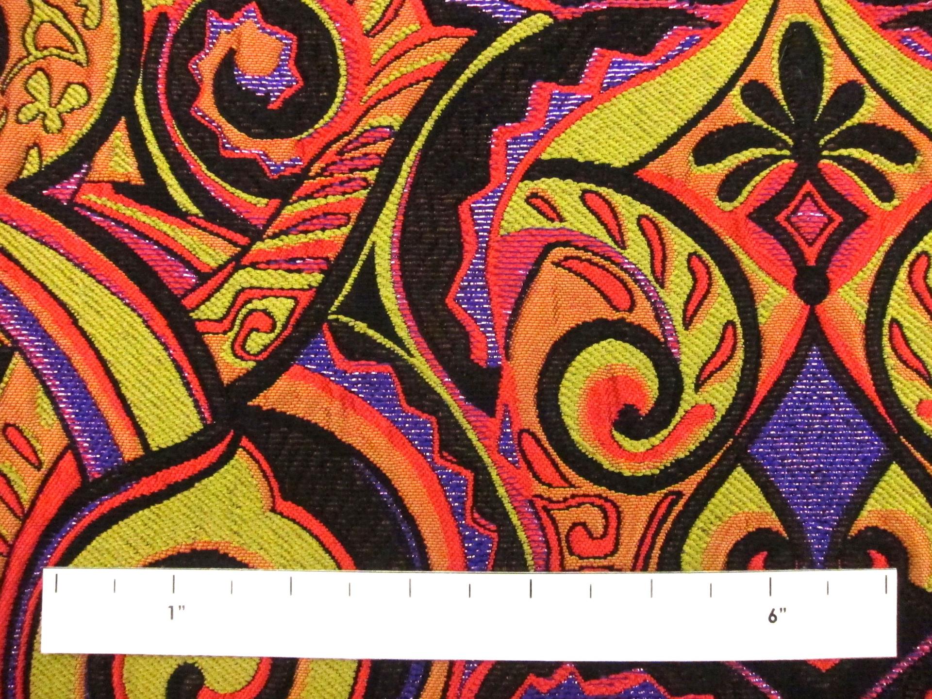 Metallic Silk Blend Brocade1