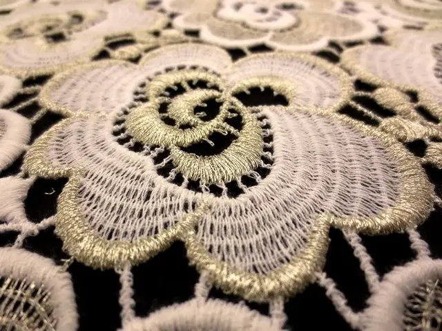 Metallic Guipure Lace2