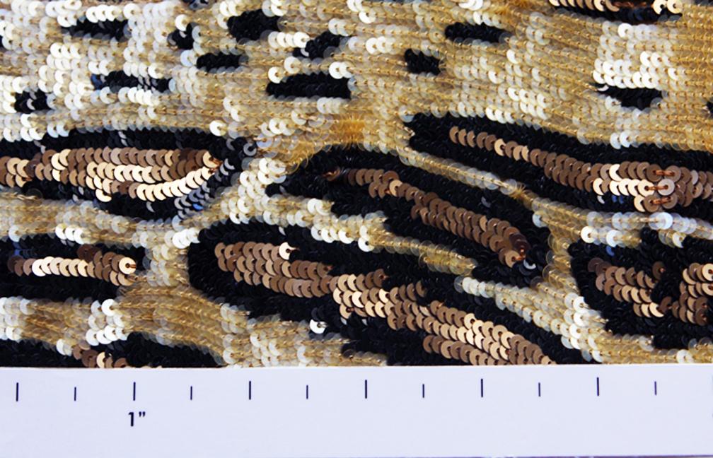 Sequins on Silk Chiffon1