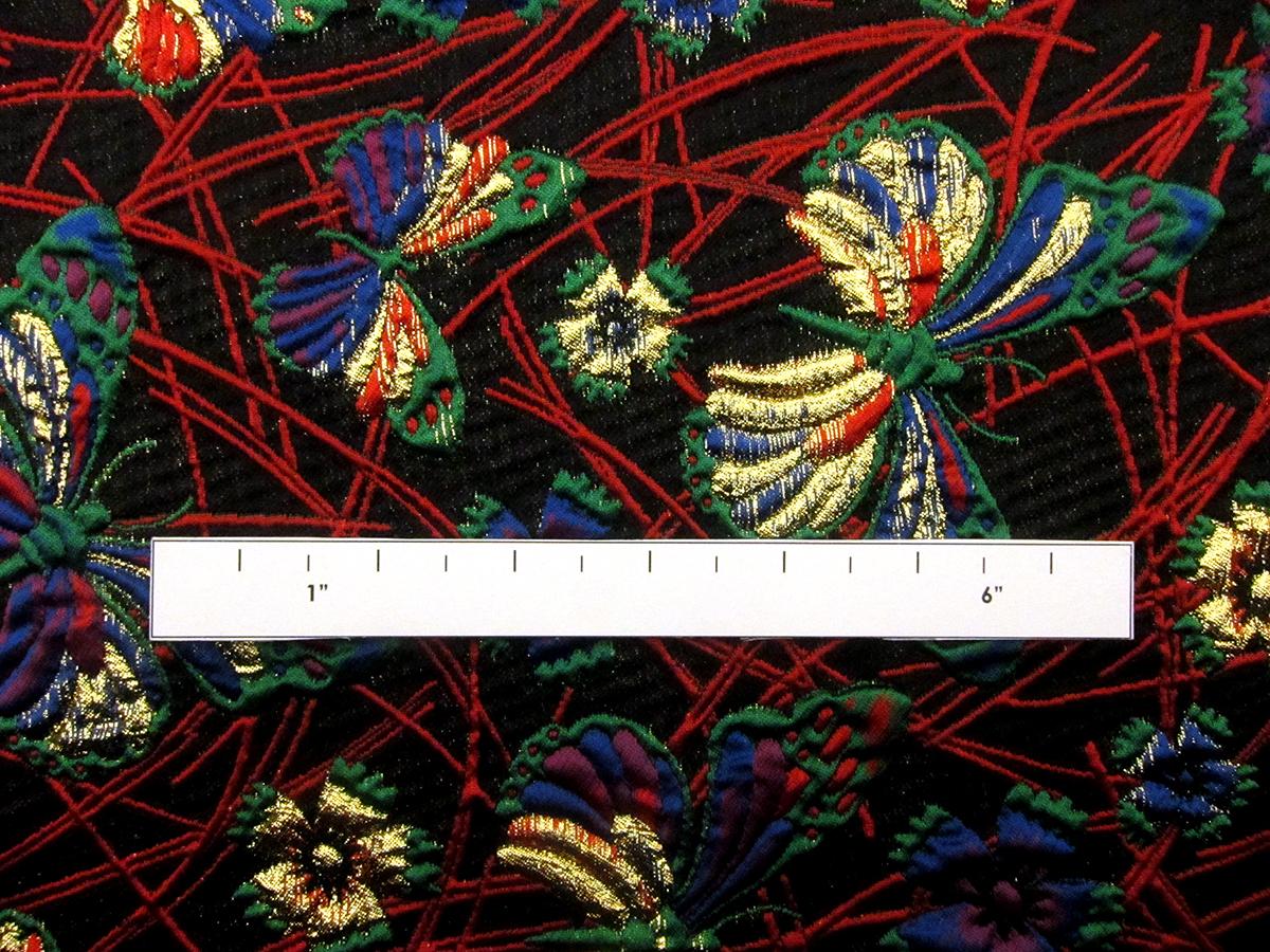 Silk Blend Metallic Cloqué2