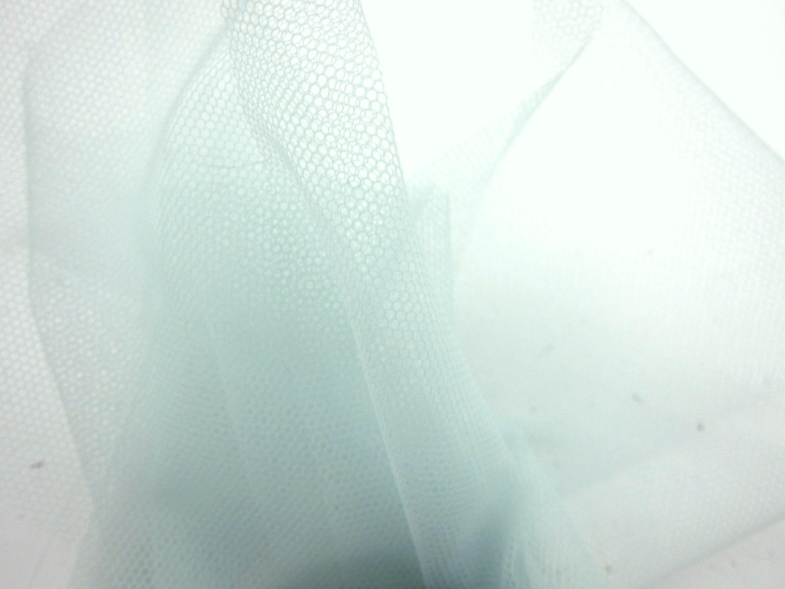 Italian Nylon Tulle in Anice1