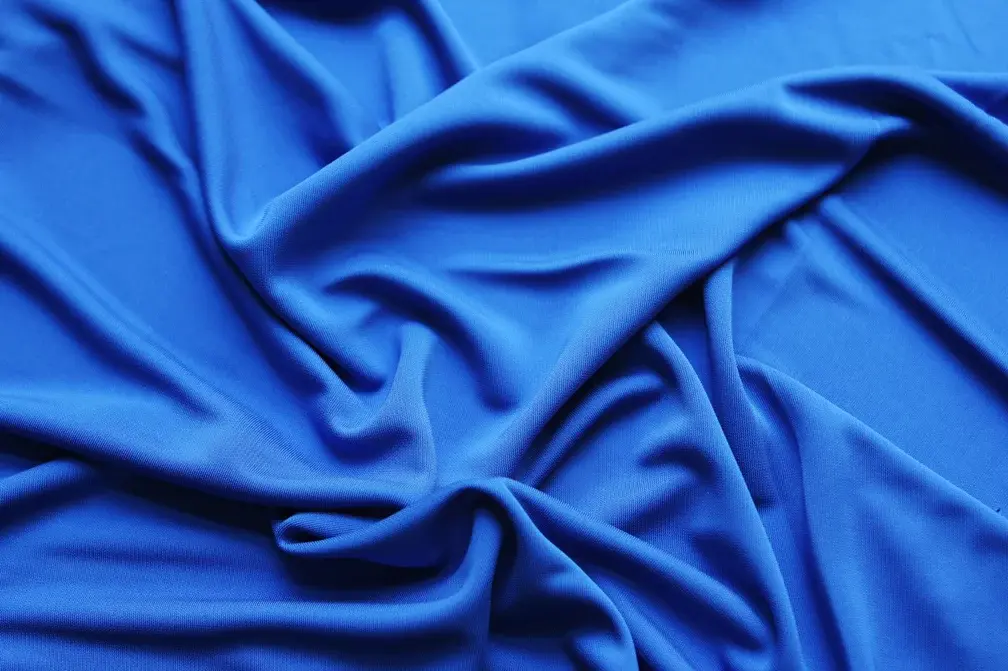 Rayon Matte Jersey Knit in Cobalt
